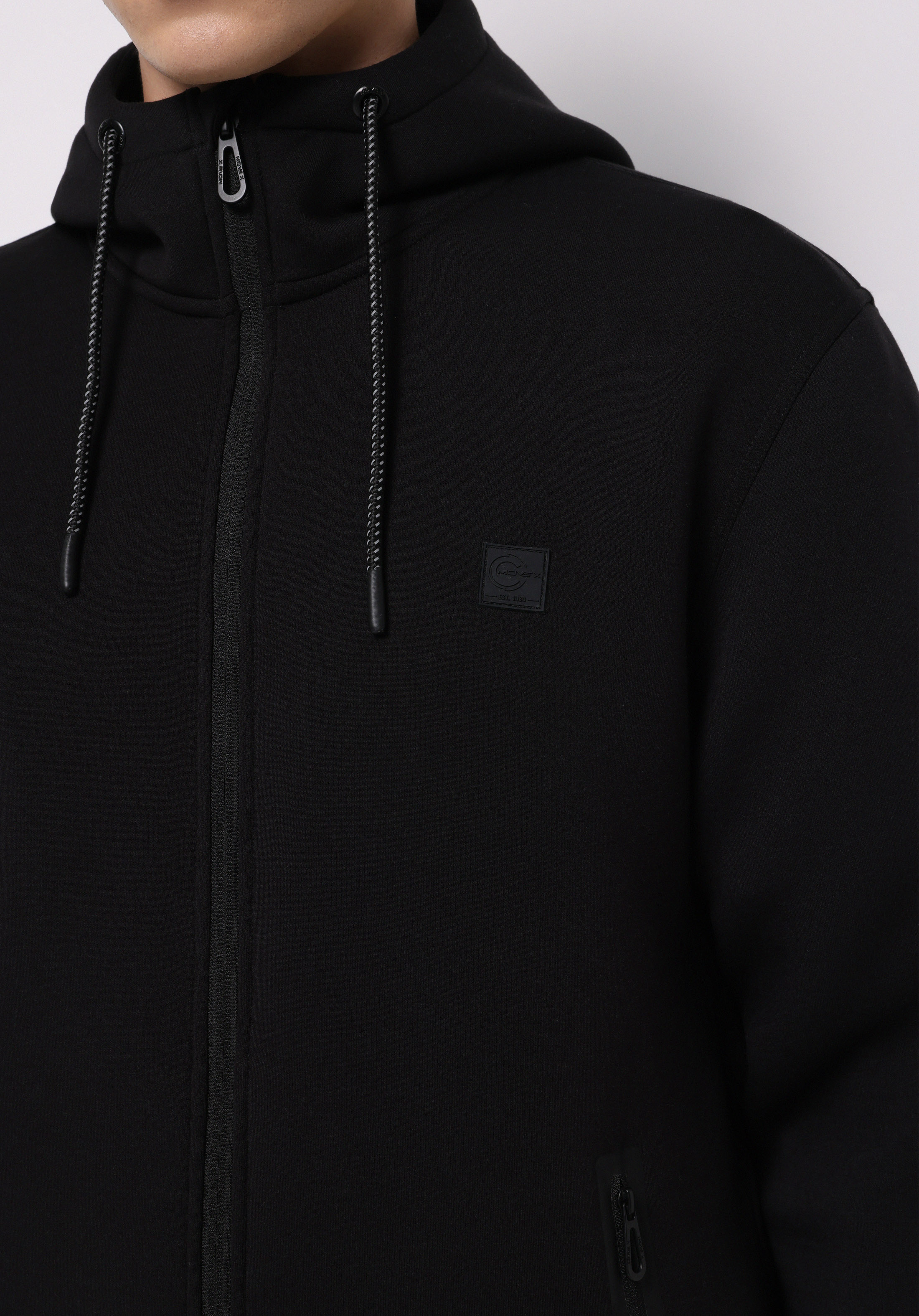 Afișați detalii pentru Hanorac / Bluza De Barbati Negru Regular Fit  Cl1075913