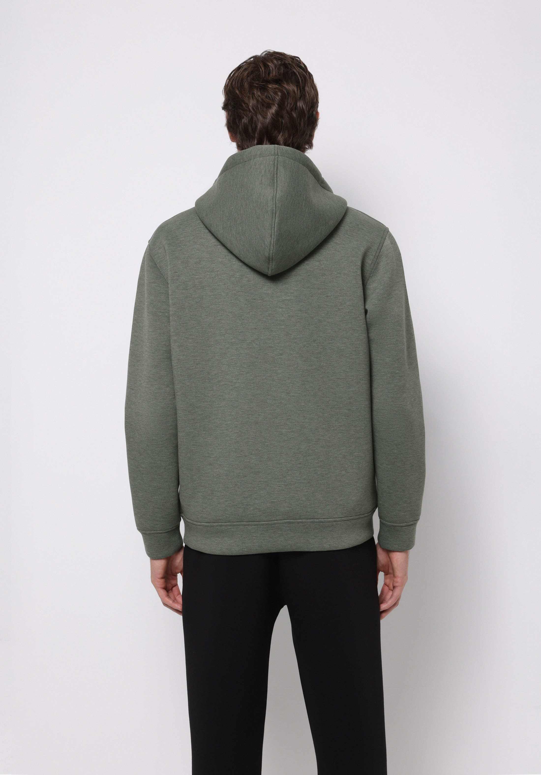 Afișați detalii pentru Hanorac / Bluza De Barbati Verde Regular Fit  Cl1075913