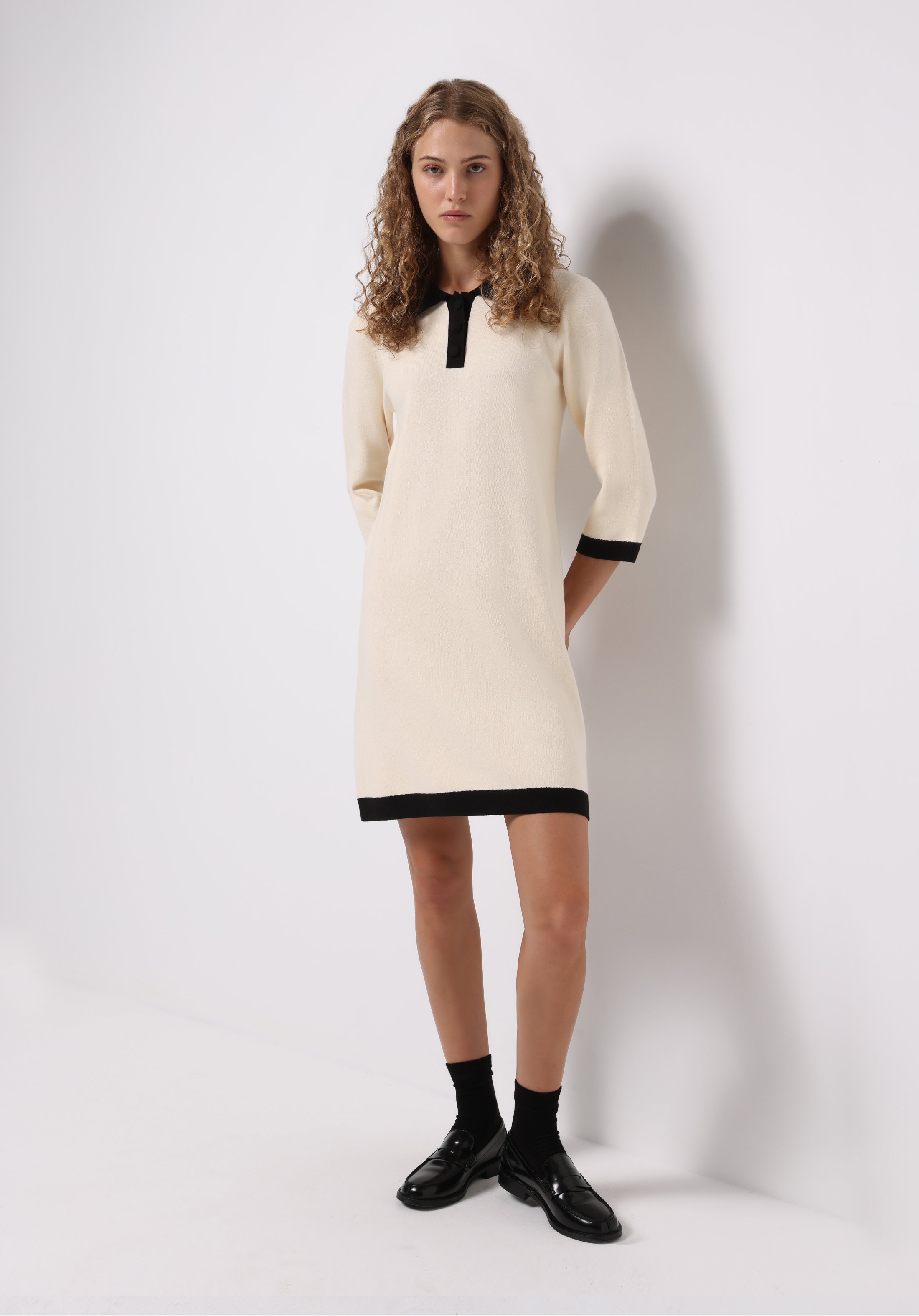 Afișați detalii pentru Rochie De Dama Ecru Regular Fit  Cl1076182