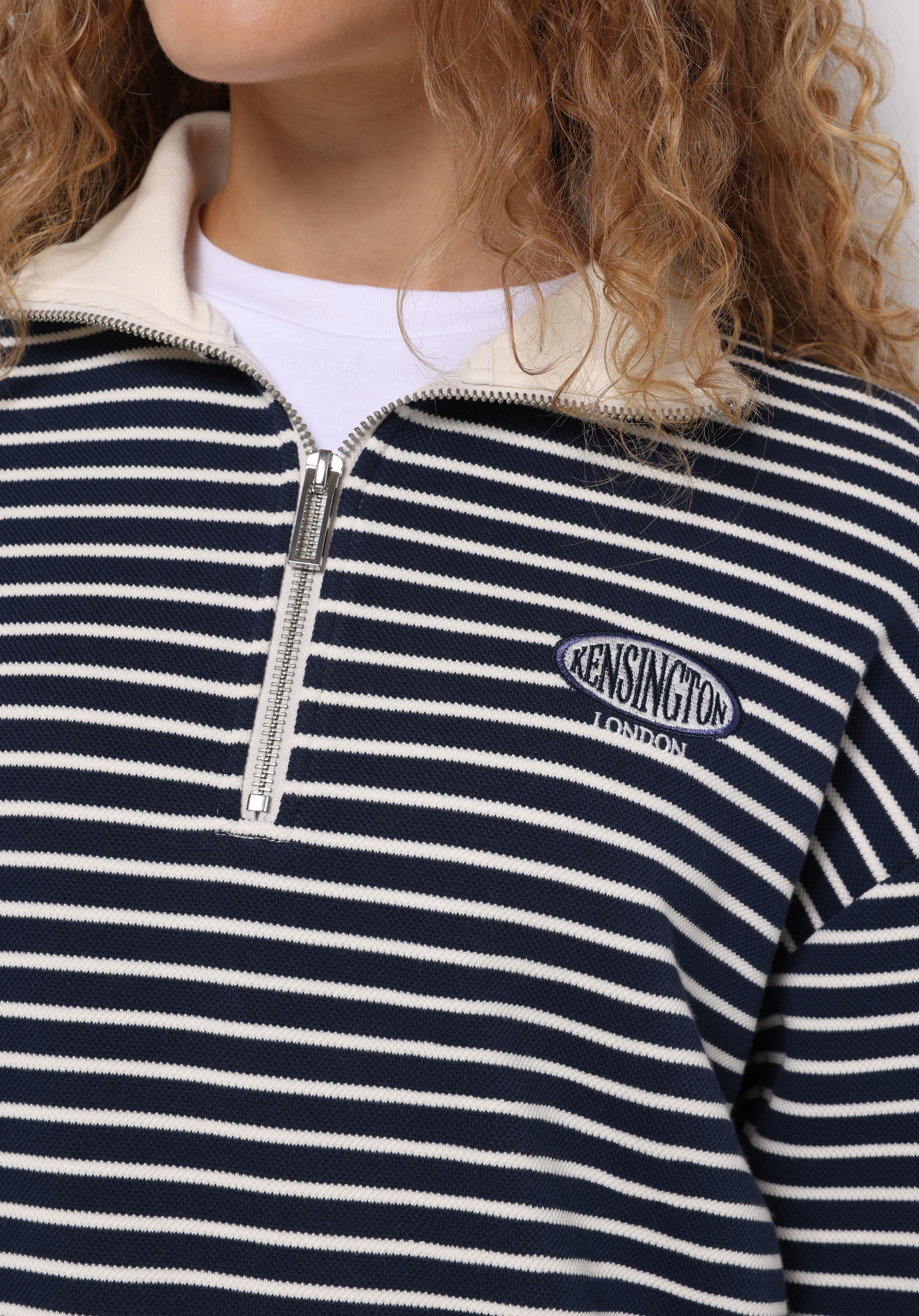 Afișați detalii pentru Hanorac / Bluza De Dama Albastru Marin Regular Fit  Cl1076439