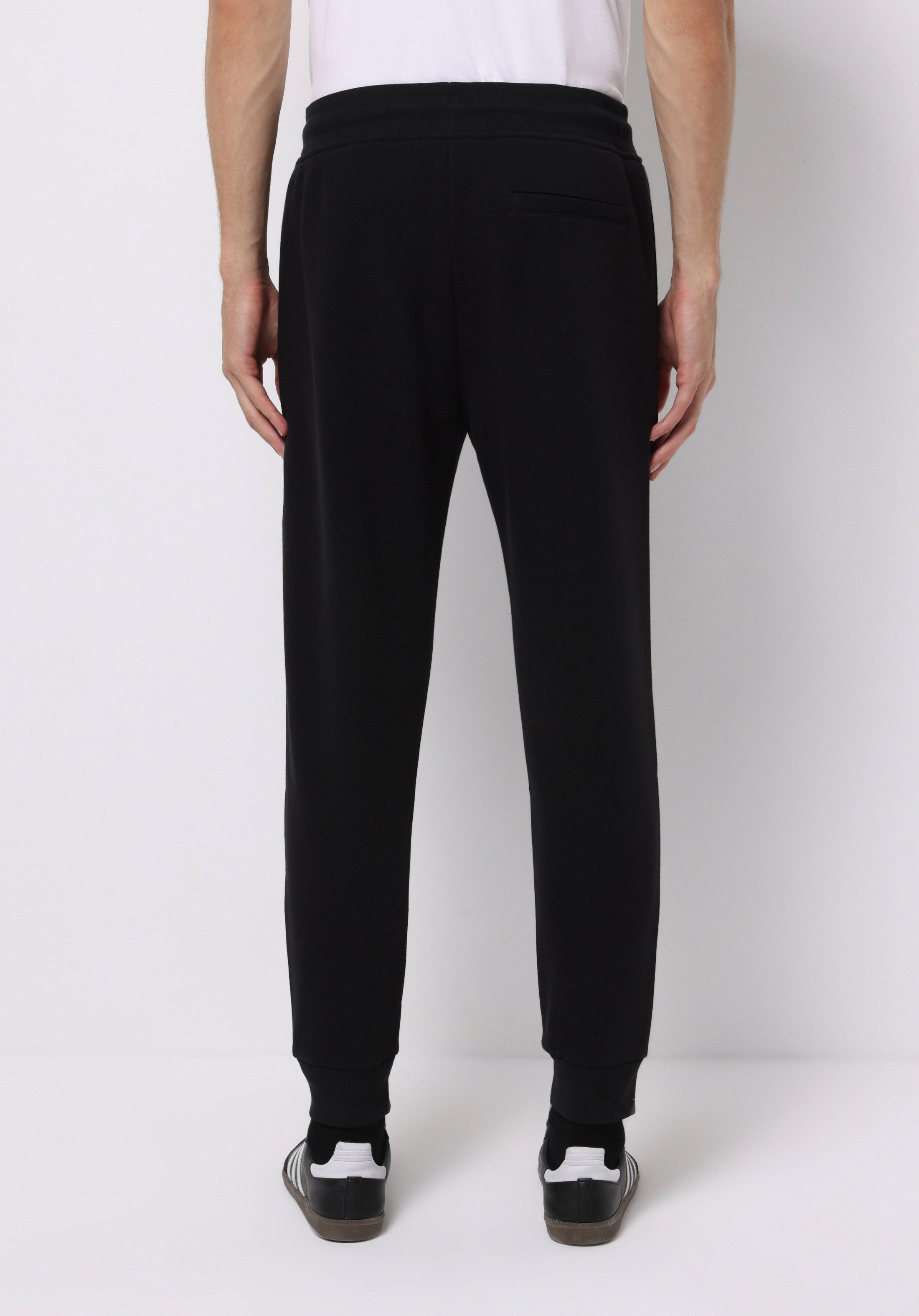 Afișați detalii pentru Pantaloni De Trening De Barbati Negru Slim Fit  Cl1077099