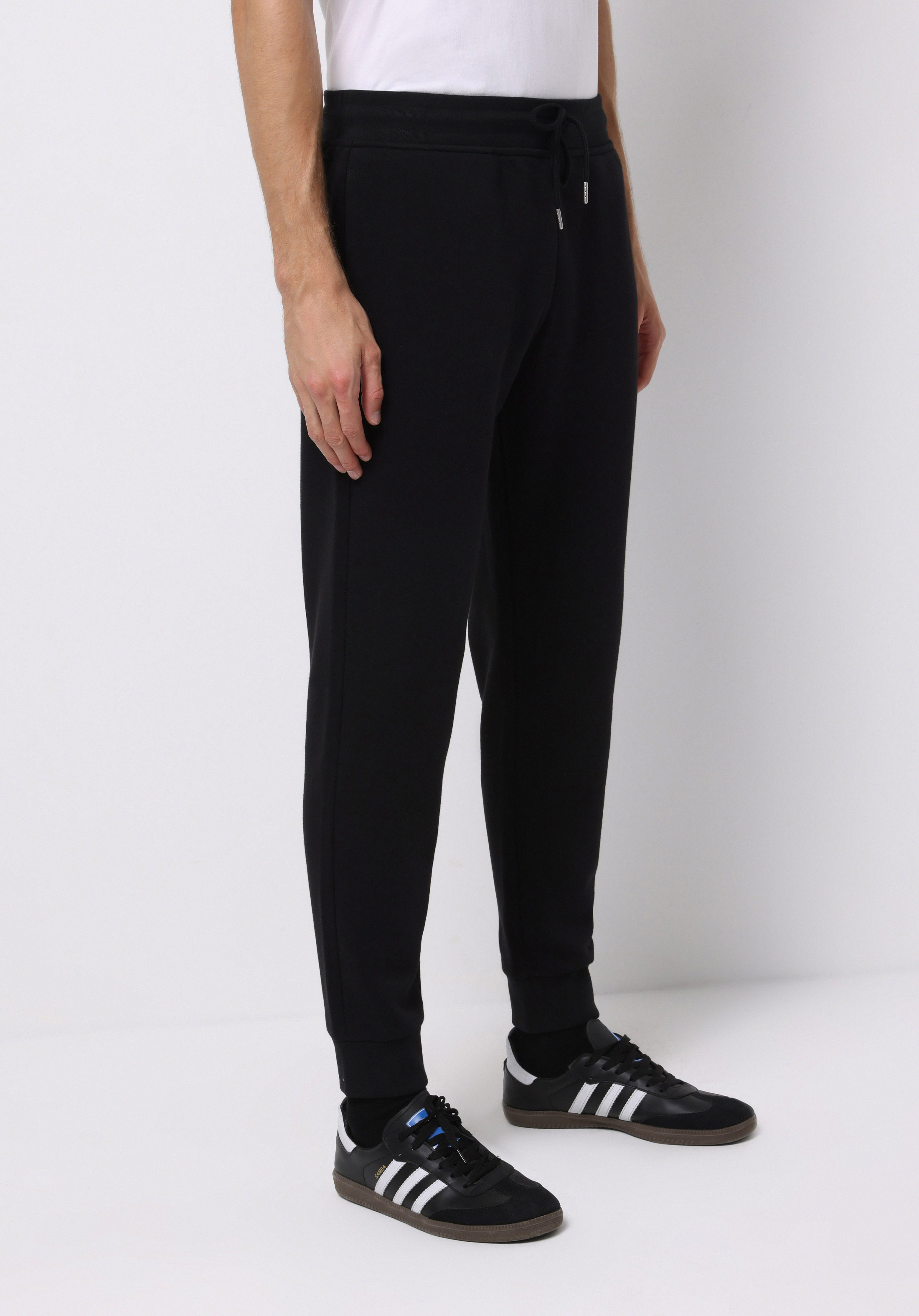 Afișați detalii pentru Pantaloni De Trening De Barbati Negru Slim Fit  Cl1077099