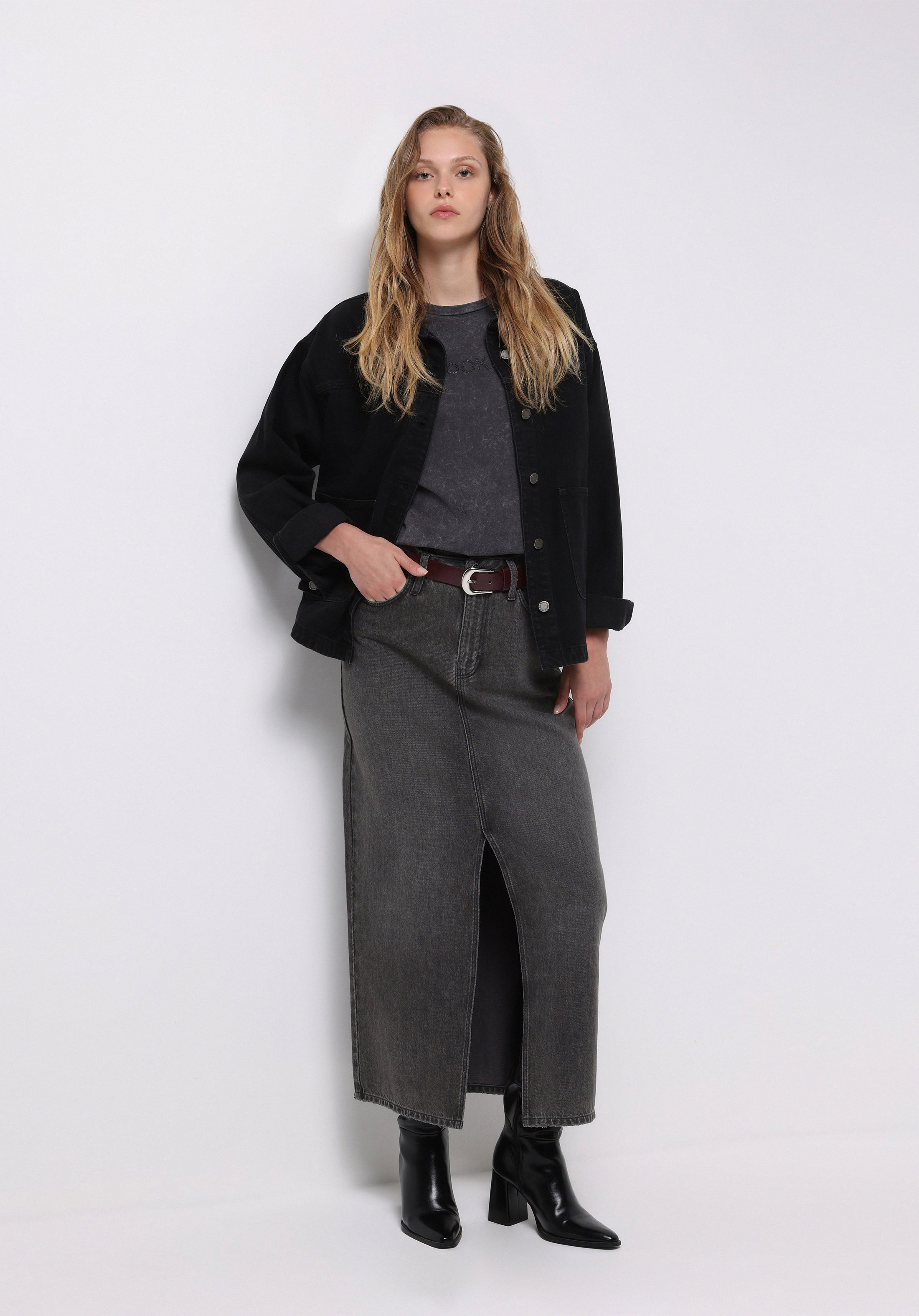 Afișați detalii pentru Fusta De Dama Negru Slim Fit  Cl1076015