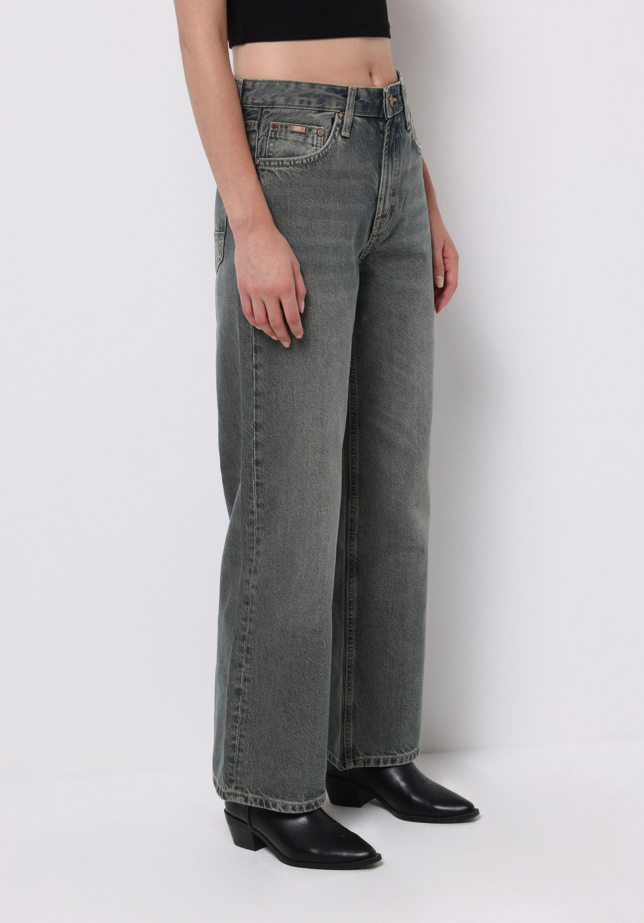 Afișați detalii pentru Pantaloni De Dama Albastru Regular Fit 970 Berry Cl1076891