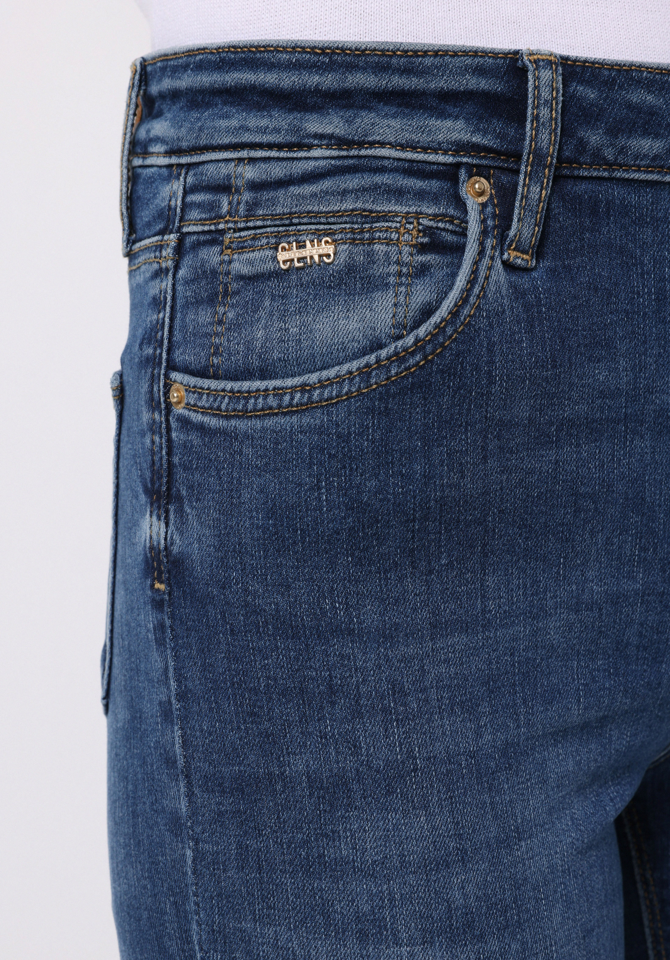 Afișați detalii pentru Pantaloni De Dama Albastru Slim Fit  Cl1077110