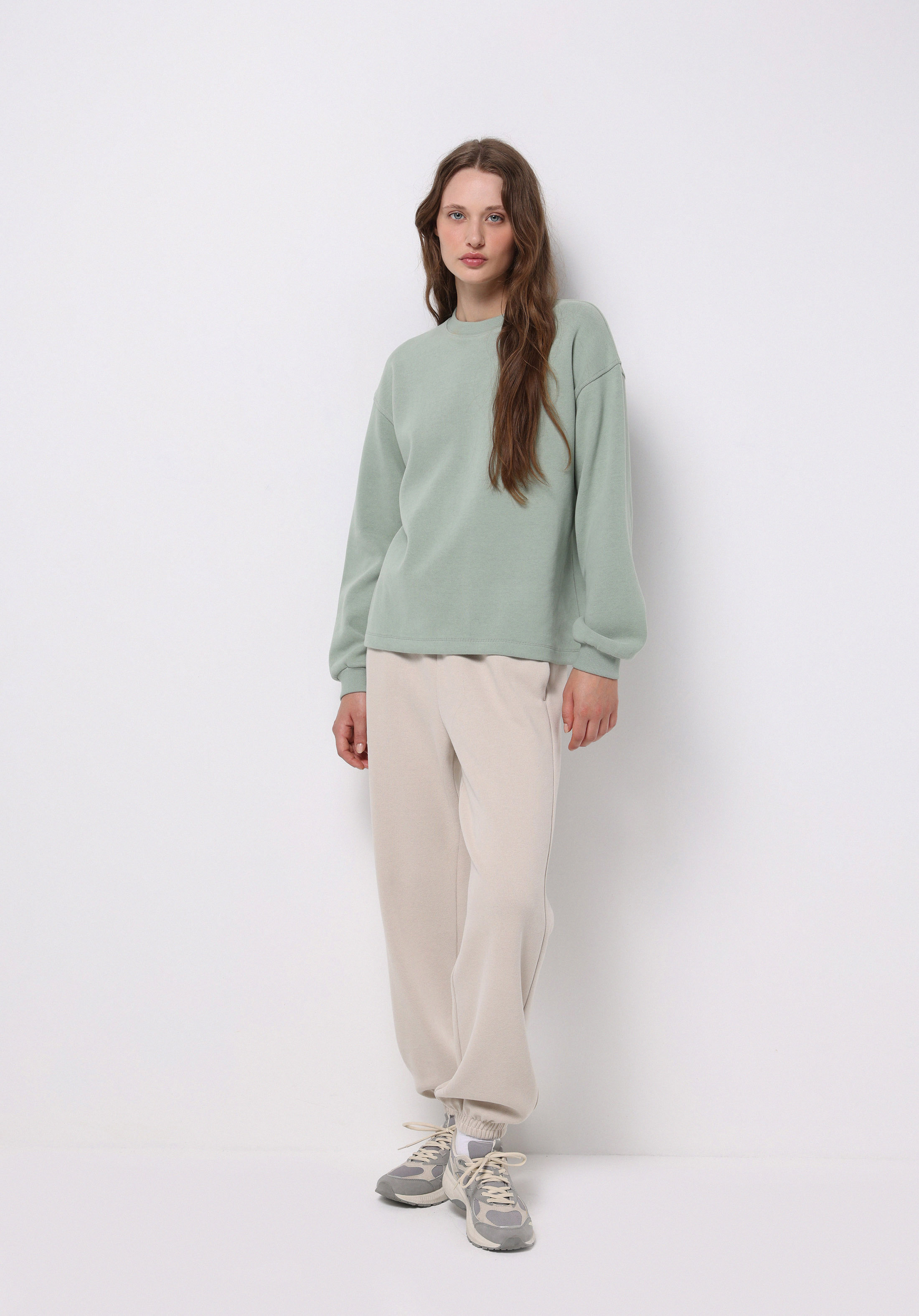 Afișați detalii pentru Hanorac / Bluza De Dama Verde Regular Fit  Cl1076453