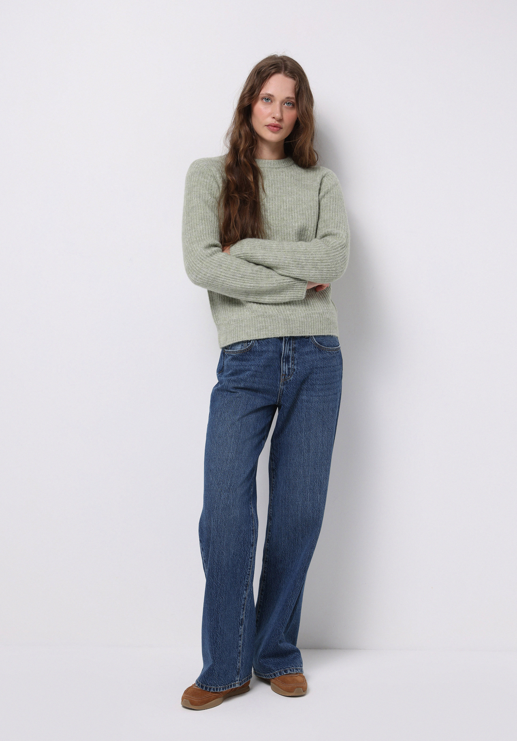 Afișați detalii pentru Pulover De Dama Verde Regular Fit  Cl1076705