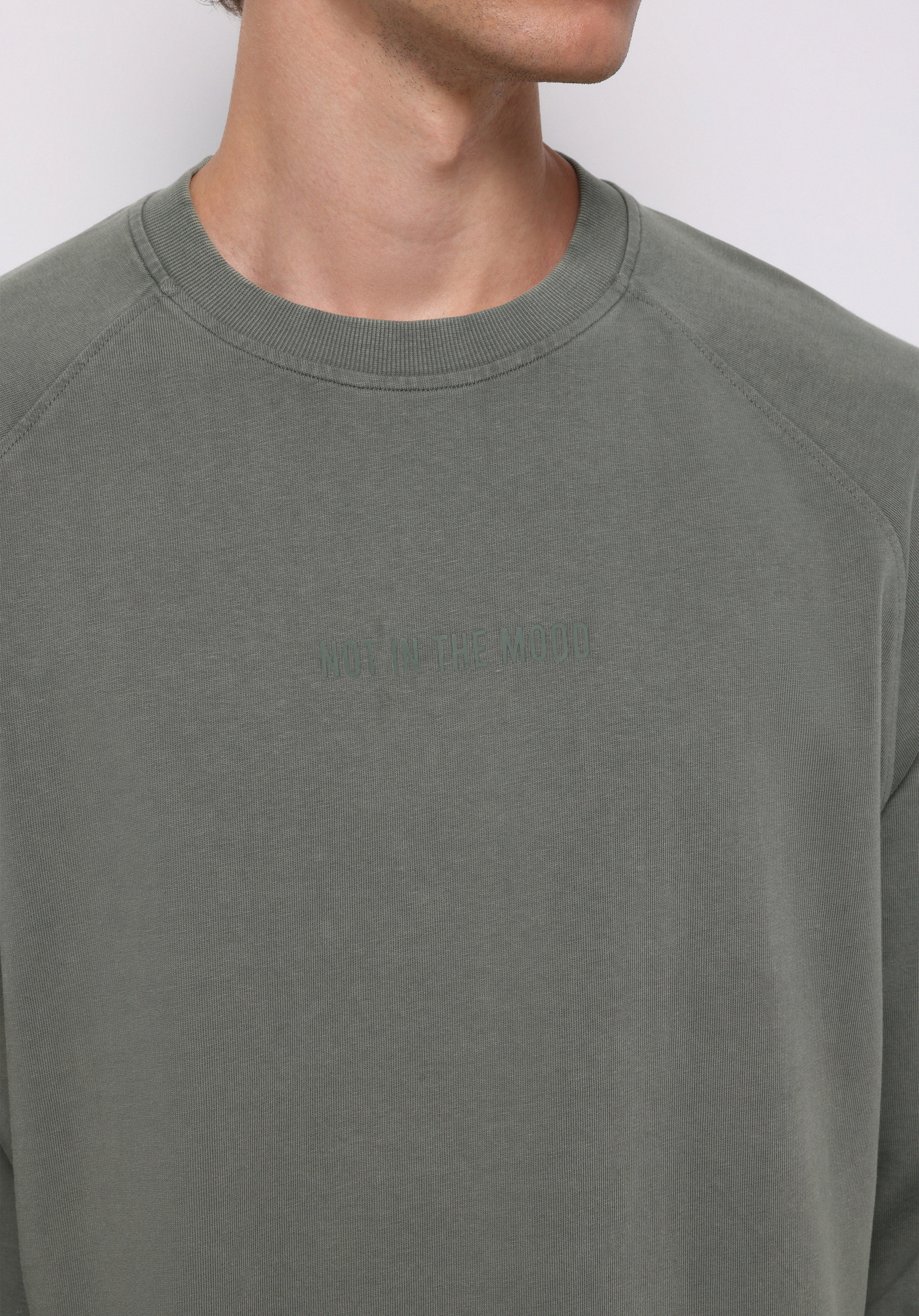 Afișați detalii pentru Tricou Cu Maneca Lunga De Barbati Verde Comfort Fit  Cl1076339