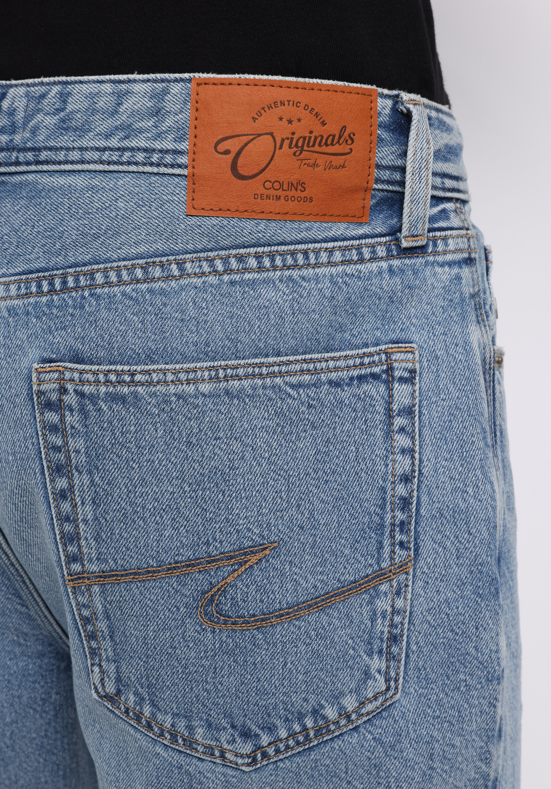 Afișați detalii pentru Pantaloni De Barbati Albastru Regular Fit 067 Jack Cl1076899