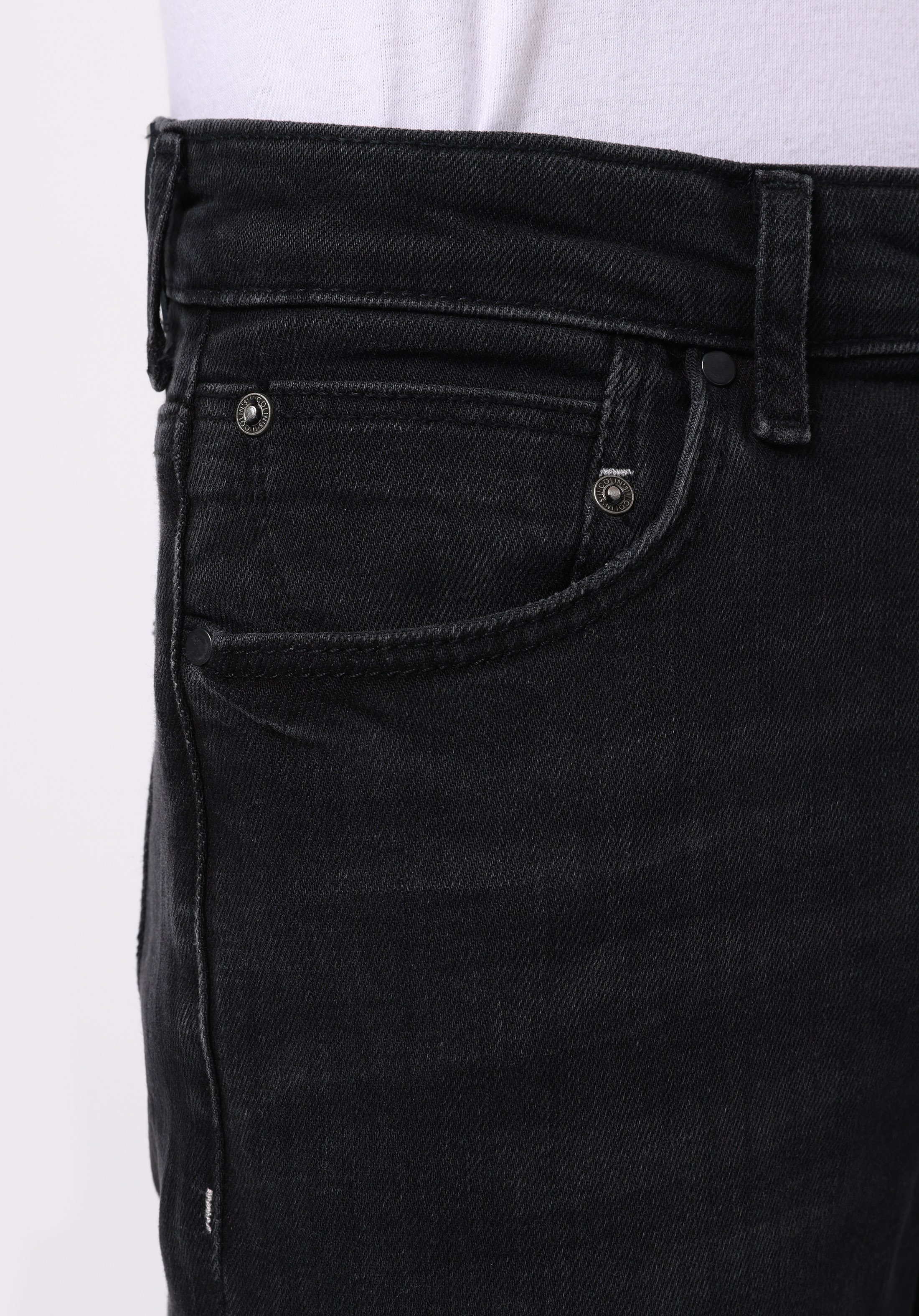 Afișați detalii pentru Pantaloni De Barbati Negru Slim Fit 041 Danny Cl1076961