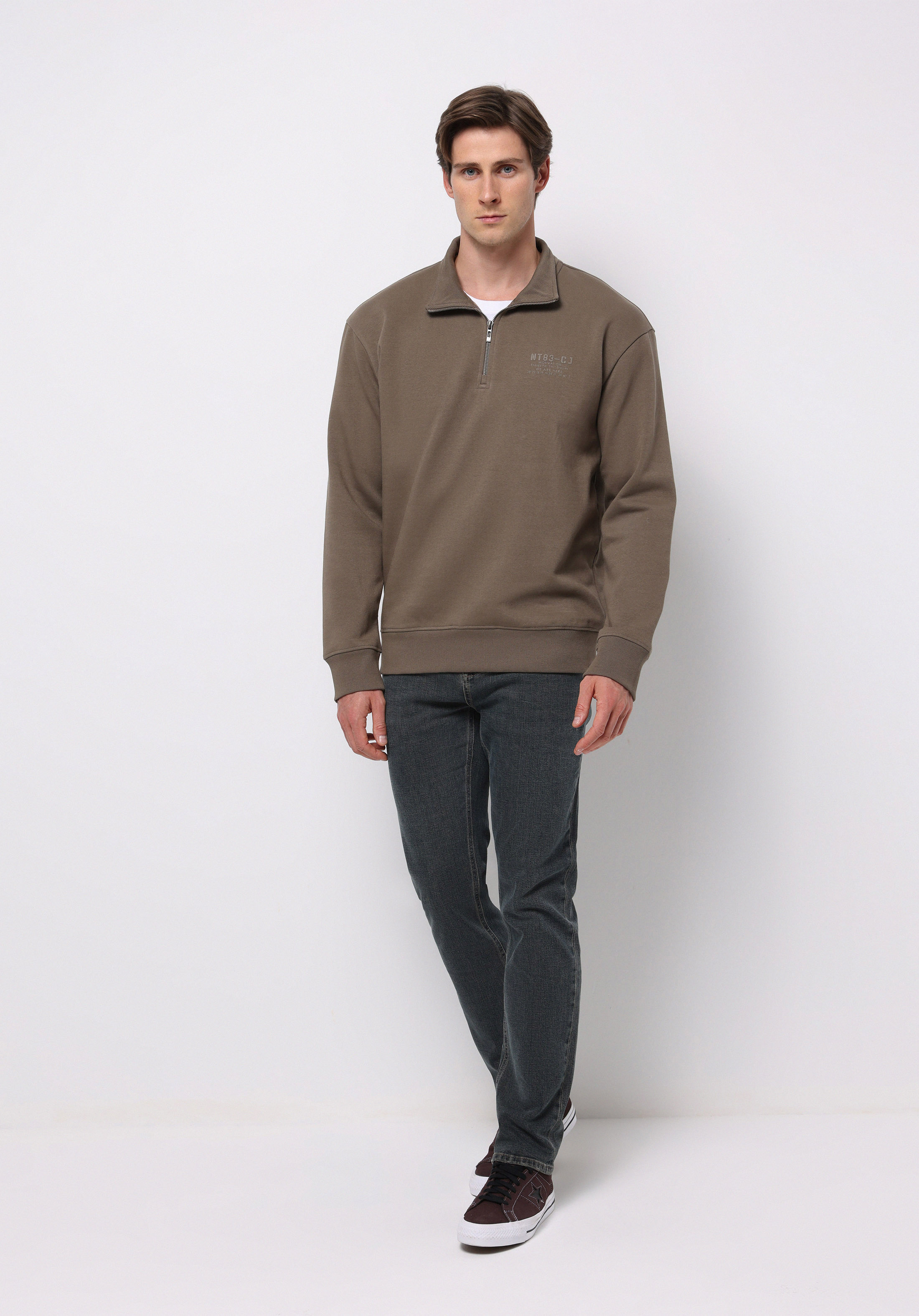 Afișați detalii pentru Hanorac / Bluza De Barbati Maro Comfort Fit  Cl1077098