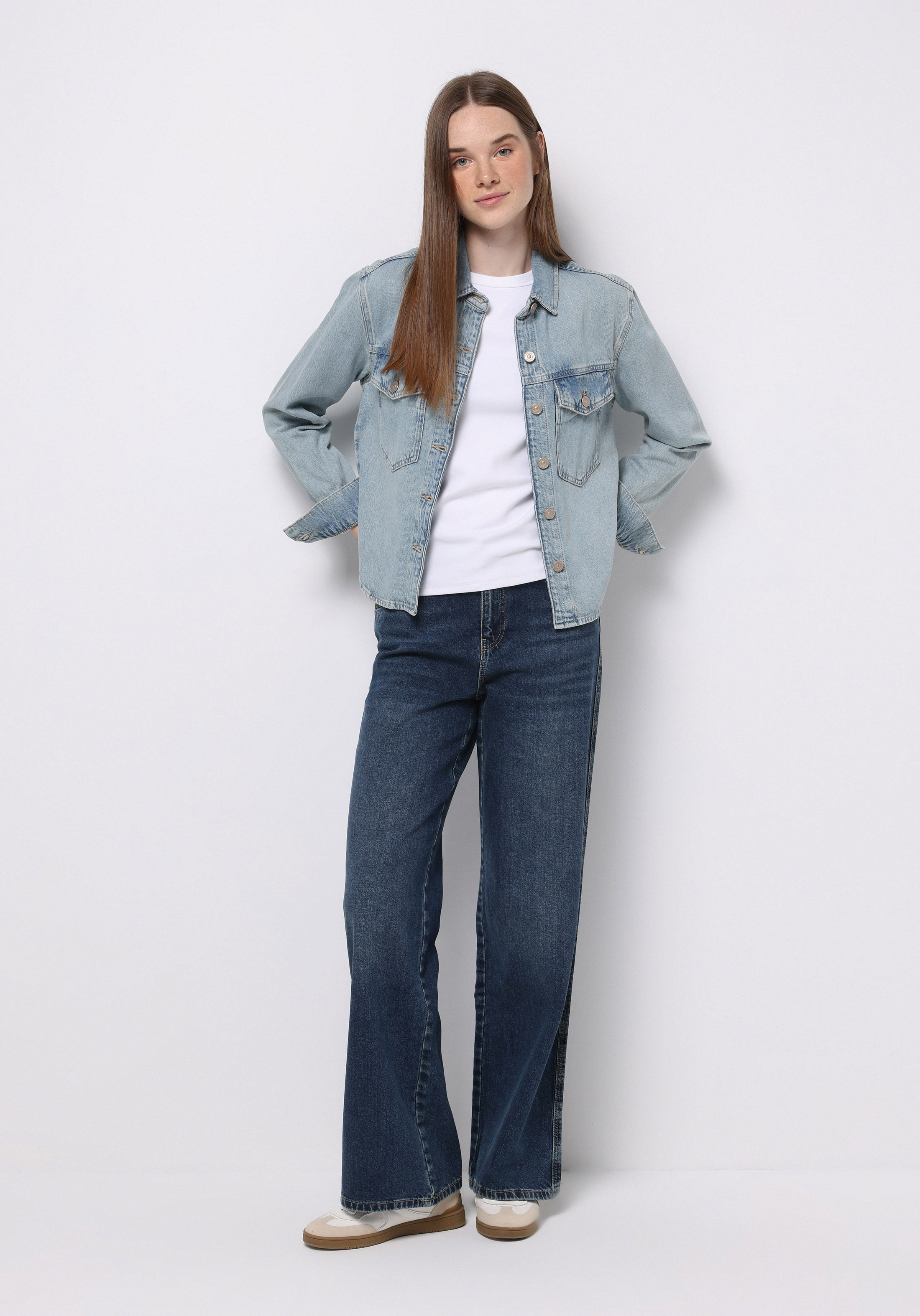 Afișați detalii pentru Pantaloni De Dama Albastru Regular Fit 970 Berry Cl1077125
