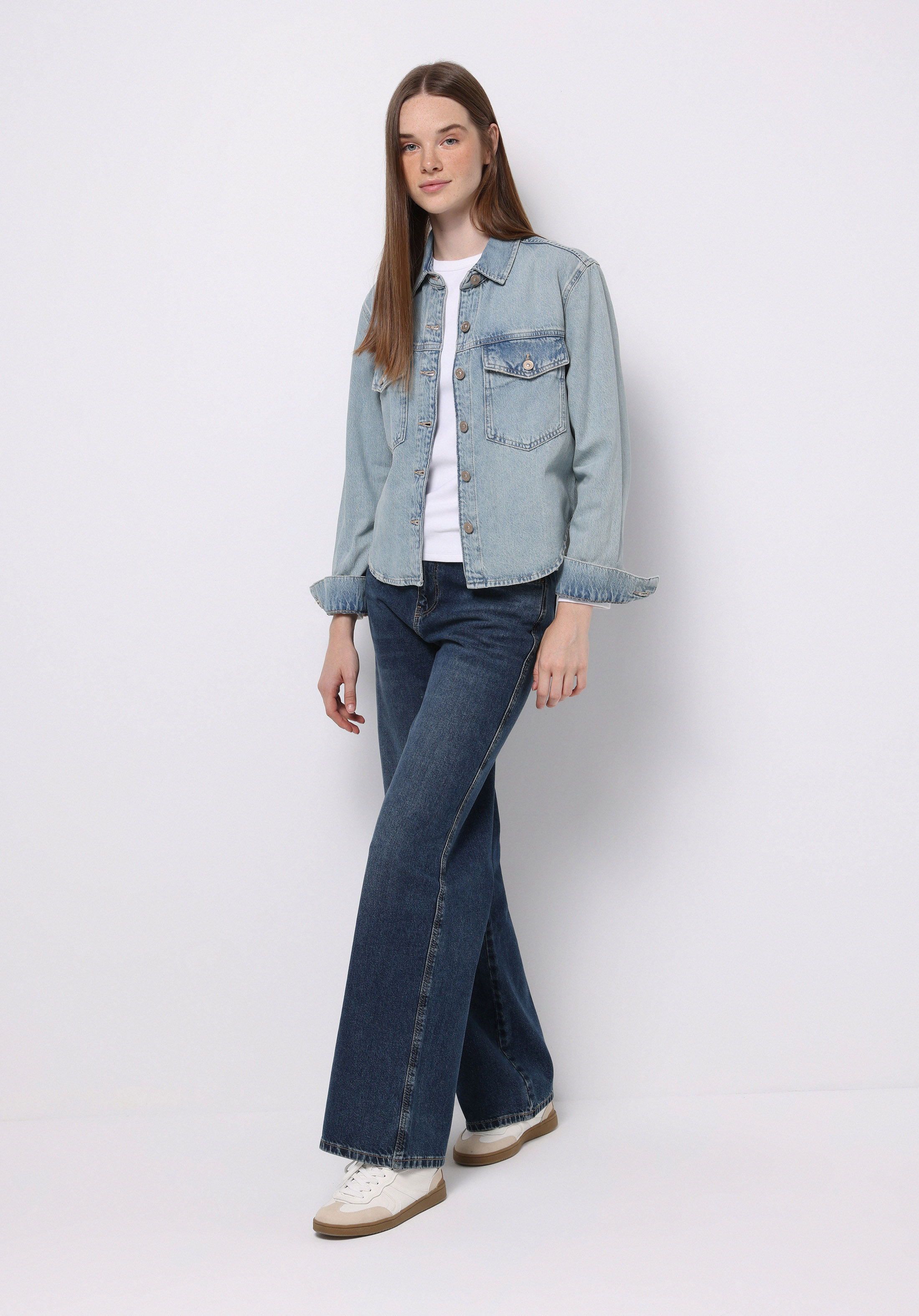 Afișați detalii pentru Pantaloni De Dama Albastru Regular Fit 970 Berry Cl1077125