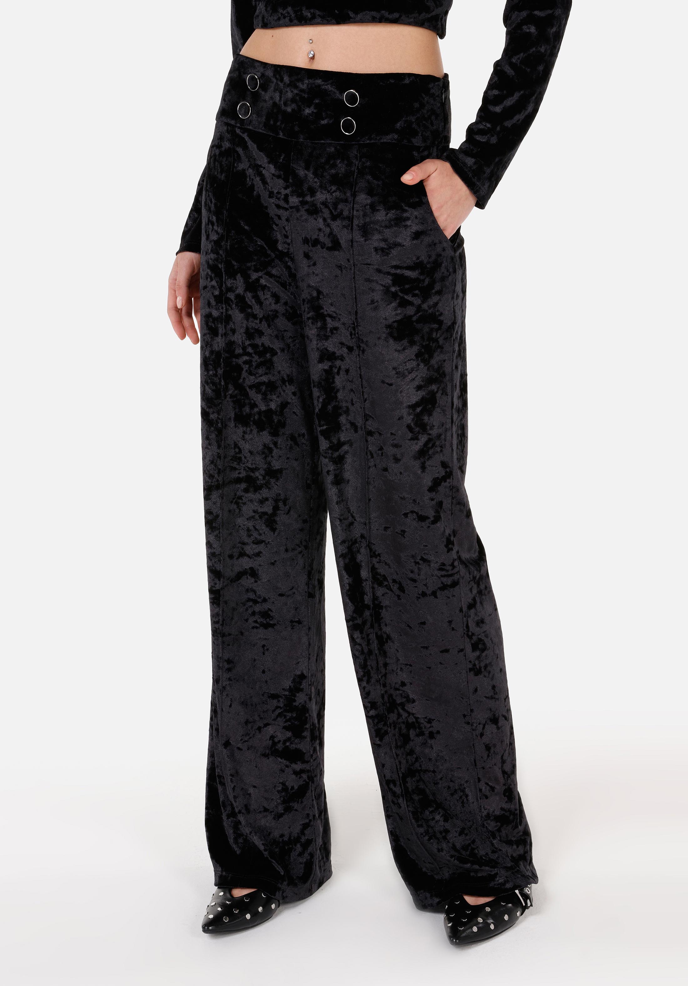 Afișați detalii pentru Pantaloni De Trening De Dama Negru Regular Fit  Cl1071157