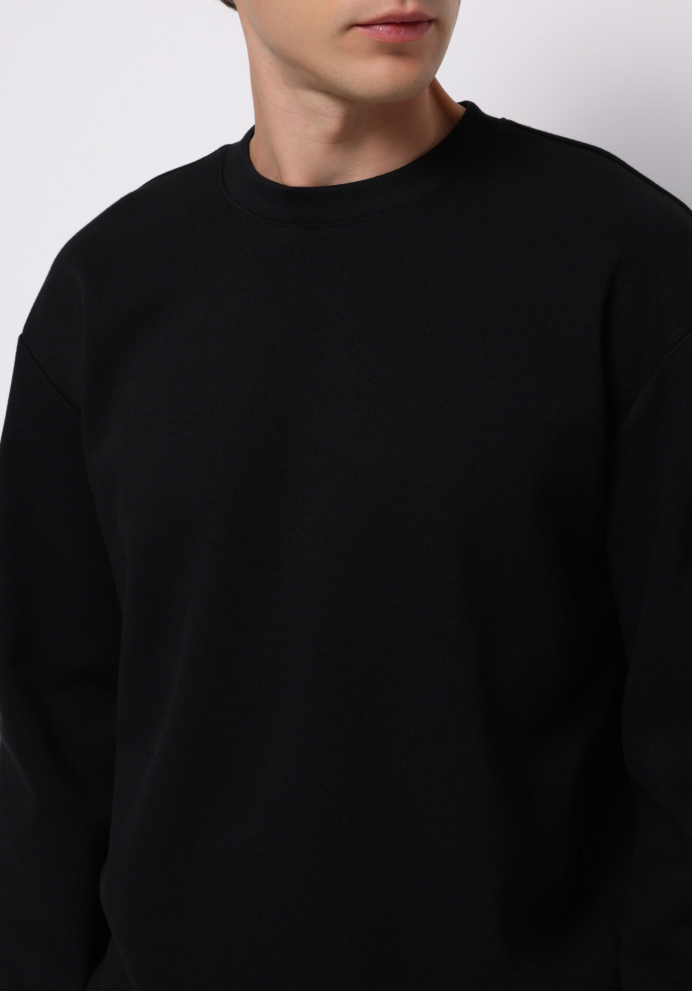 Afișați detalii pentru Hanorac / Bluza De Barbati Negru Comfort Fit  Cl1076476