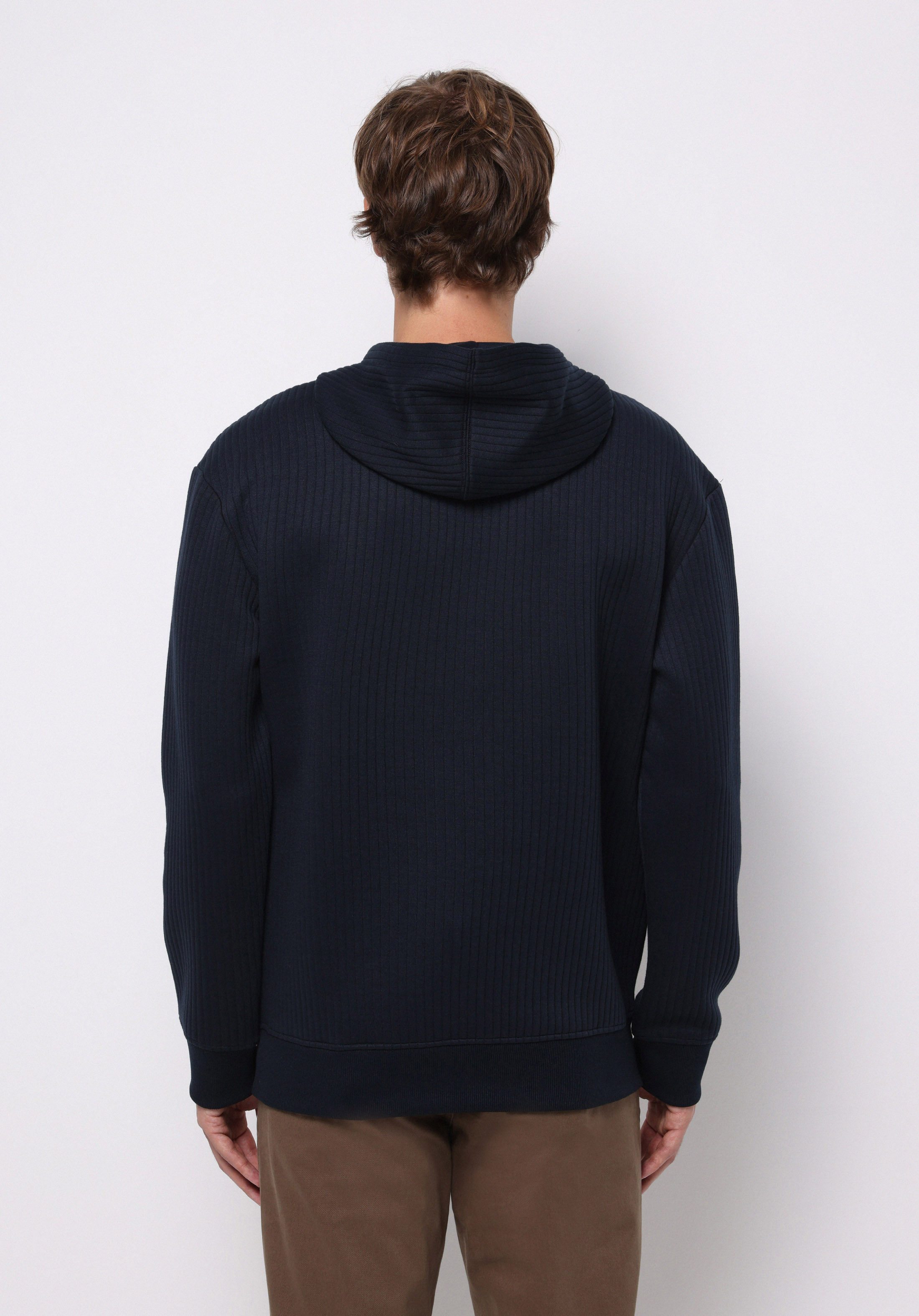 Afișați detalii pentru Hanorac / Bluza De Barbati Albastru Marin Comfort Fit  Cl1076487