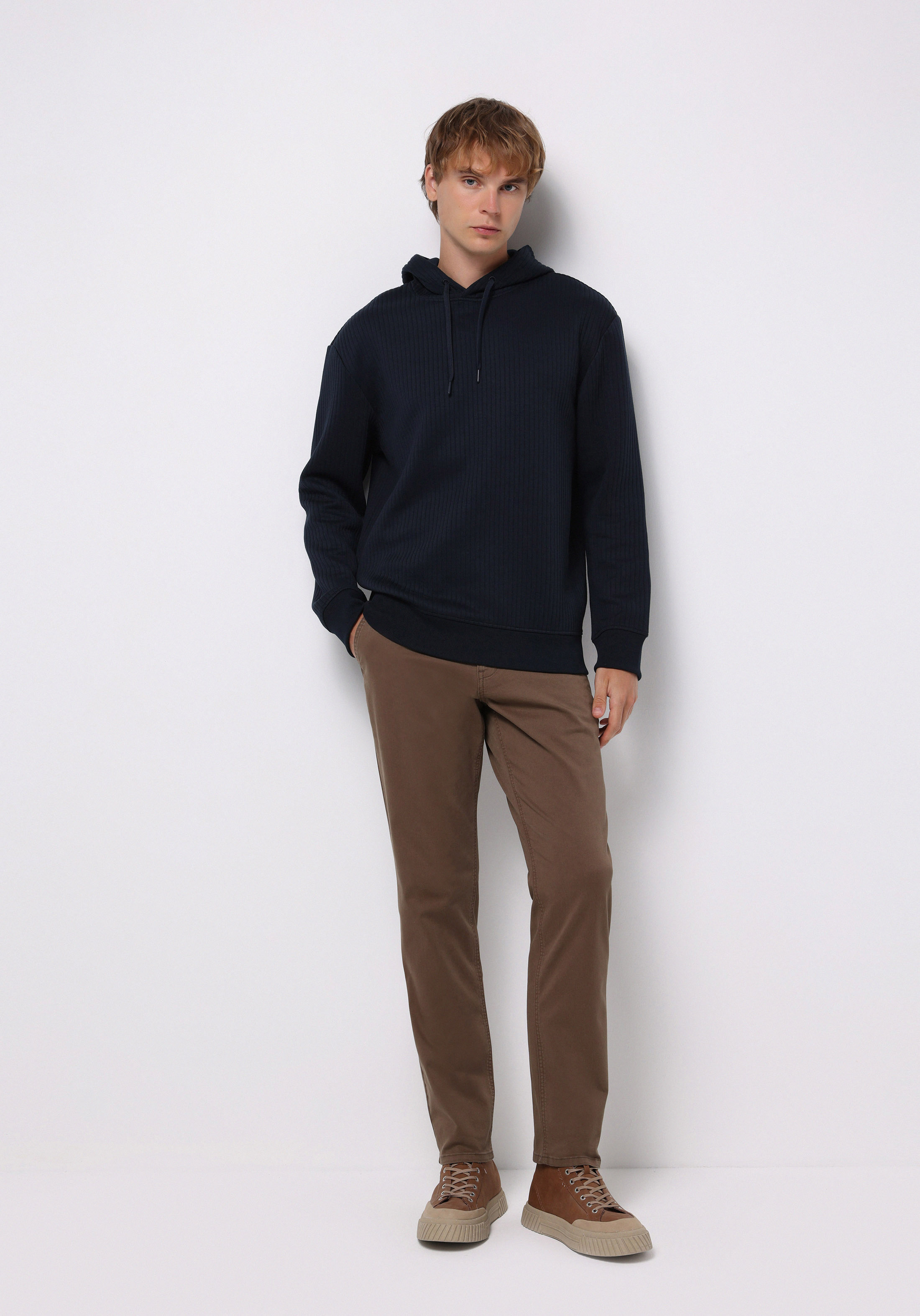 Afișați detalii pentru Hanorac / Bluza De Barbati Albastru Marin Comfort Fit  Cl1076487