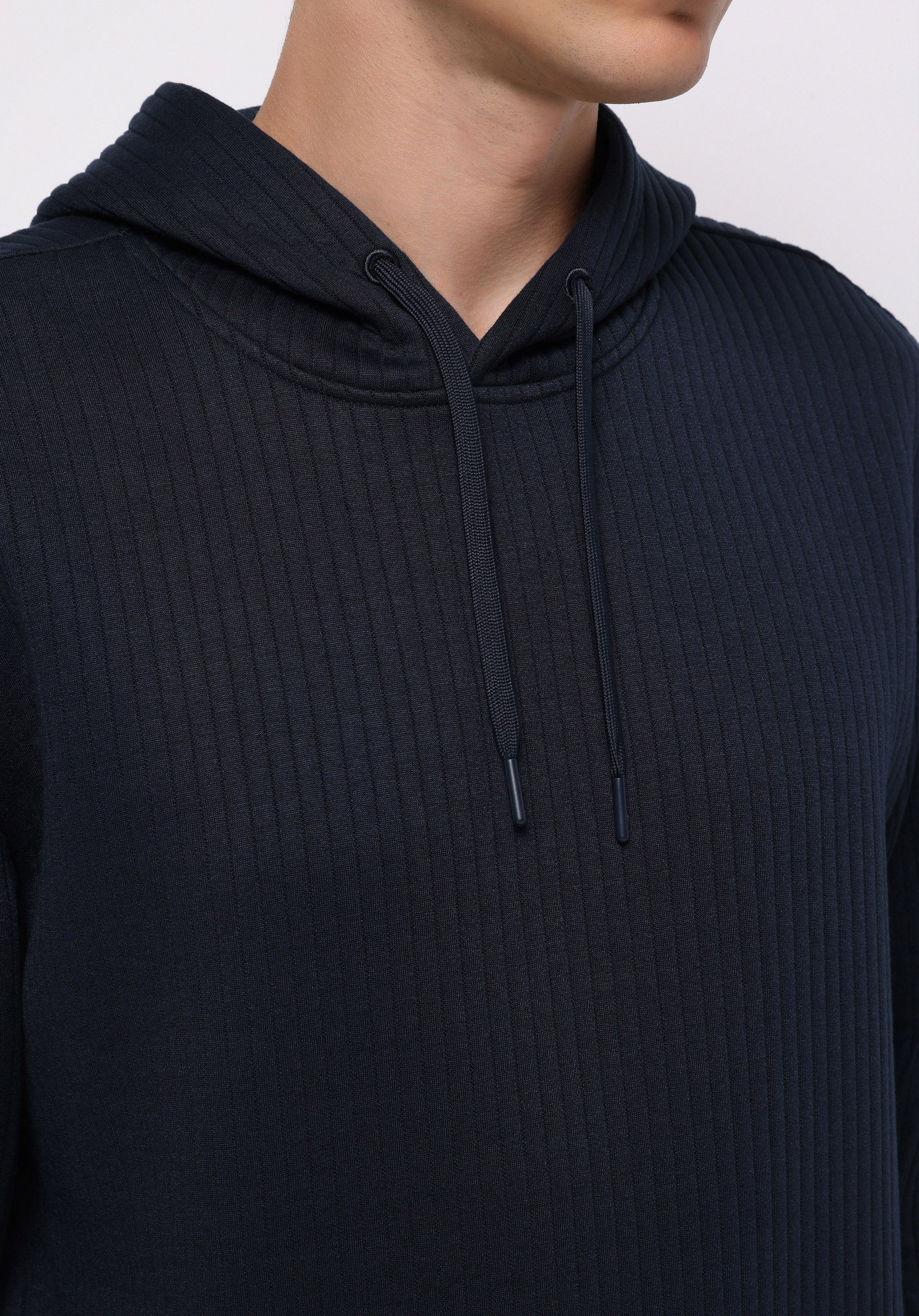 Afișați detalii pentru Hanorac / Bluza De Barbati Albastru Marin Comfort Fit  Cl1076487