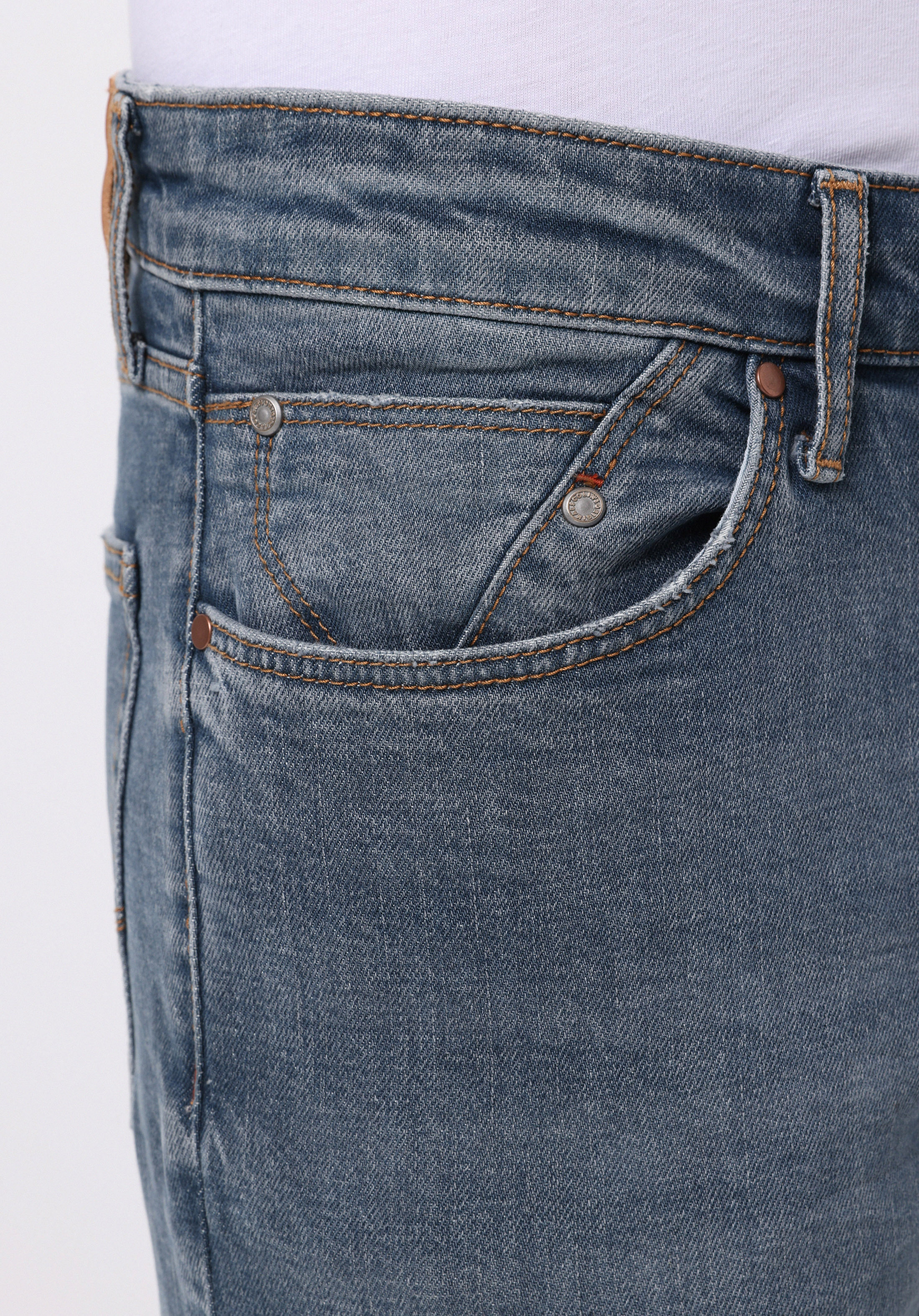 Afișați detalii pentru Pantaloni De Barbati Albastru Slim Fit 041 Danny Cl1076960