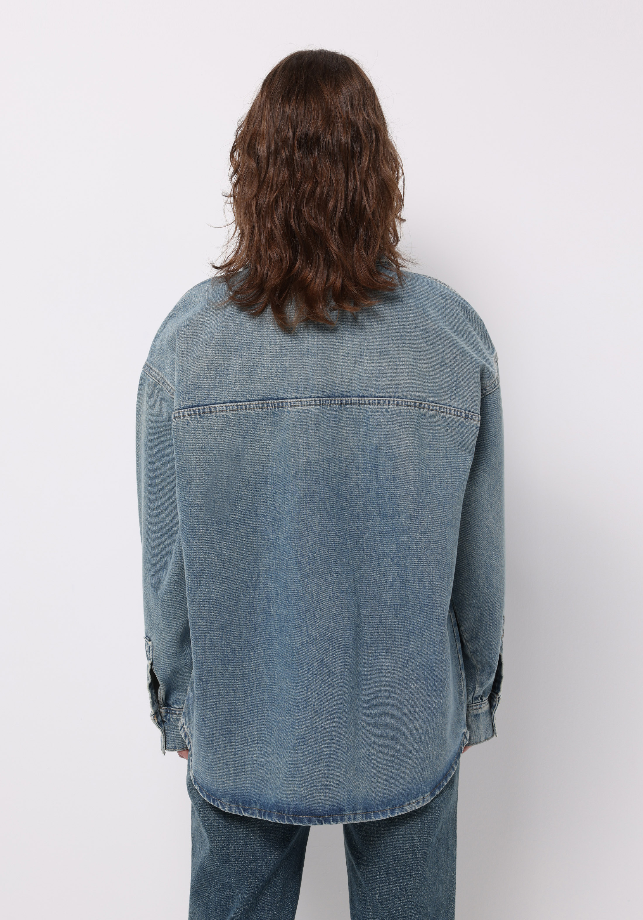 Afișați detalii pentru Jachetă De Dama Albastru Oversize Fit  Cl1076160