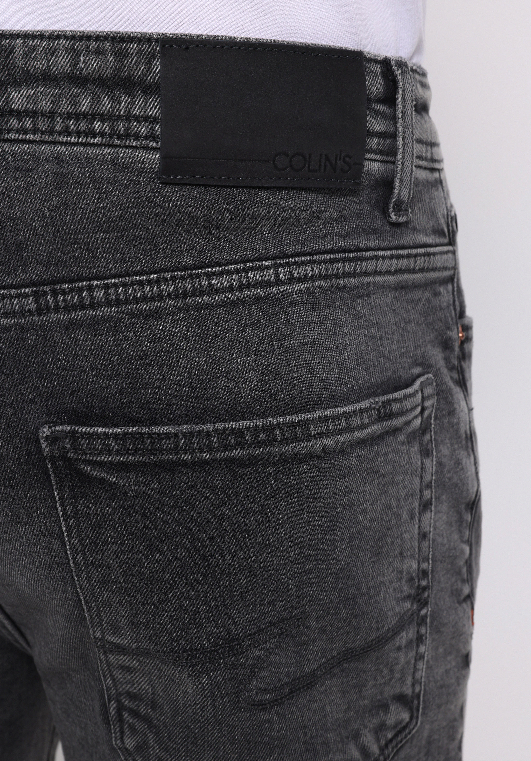 Afișați detalii pentru Pantaloni De Barbati Negru Loose Straight Fit  Cl1077183