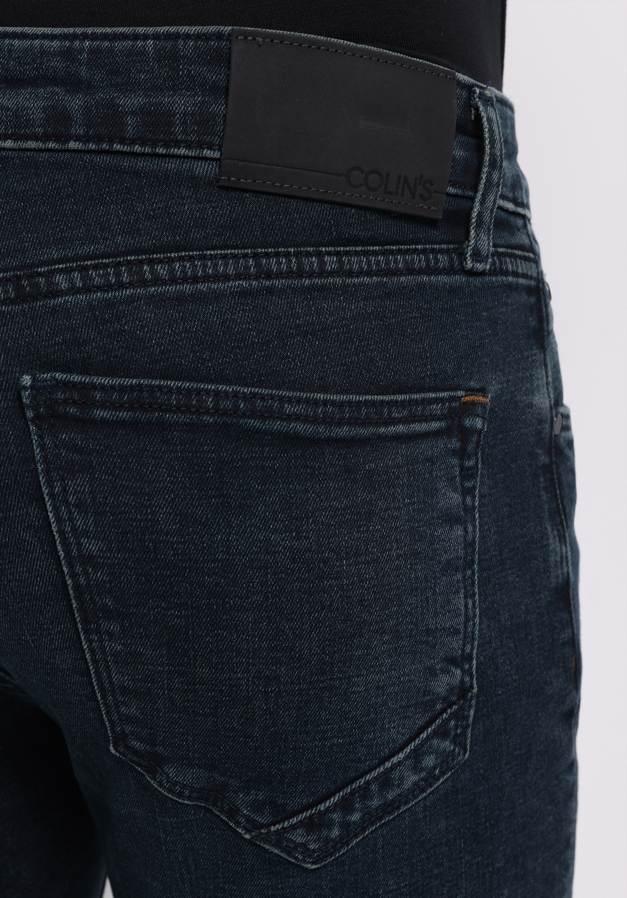 Afișați detalii pentru Pantaloni De Barbati Albastru Inchis Slim Fit 041 Danny Cl1076963