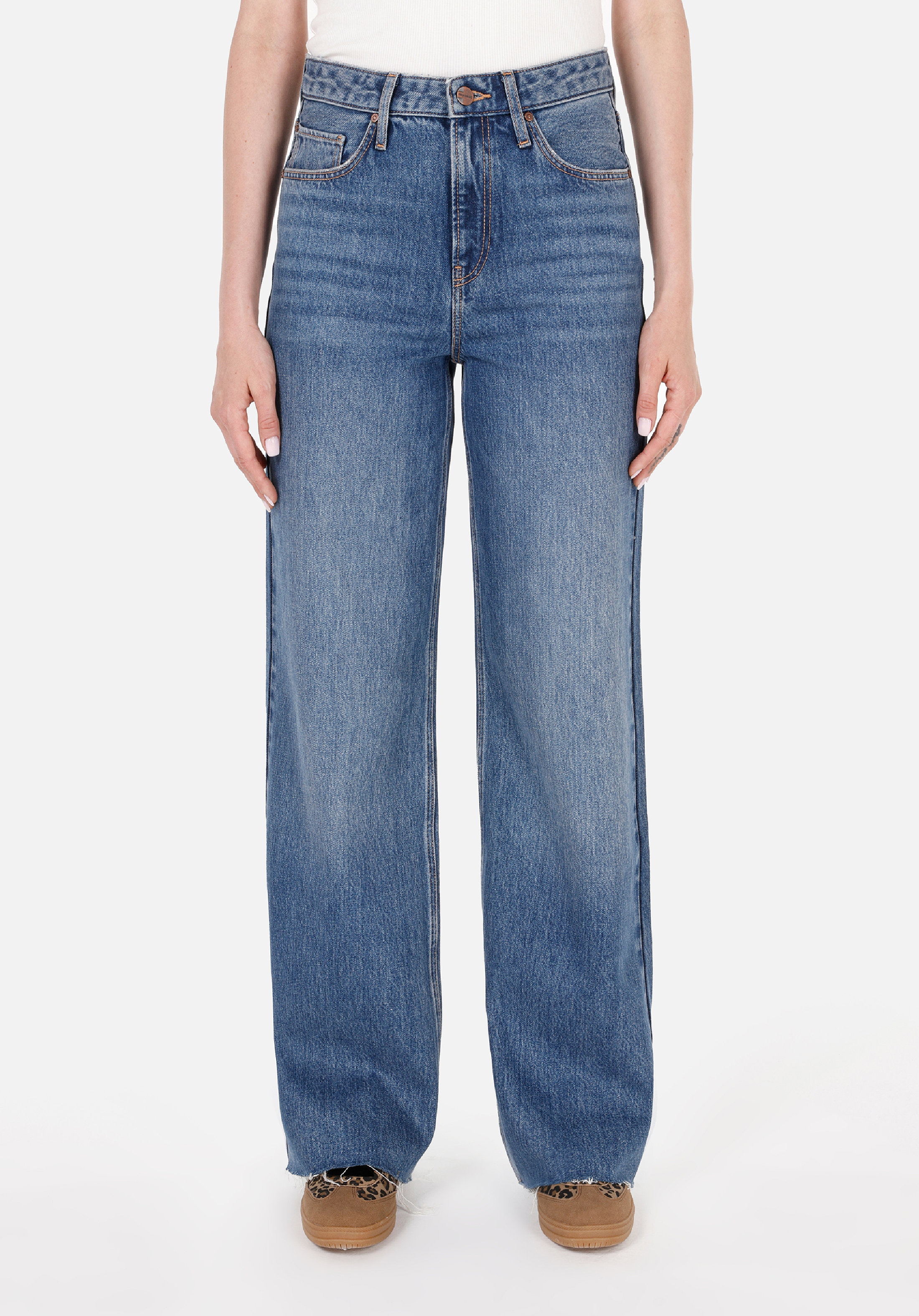 Afișați detalii pentru Pantaloni De Dama Albastru Regular Fit 970 Berry Cl1070768