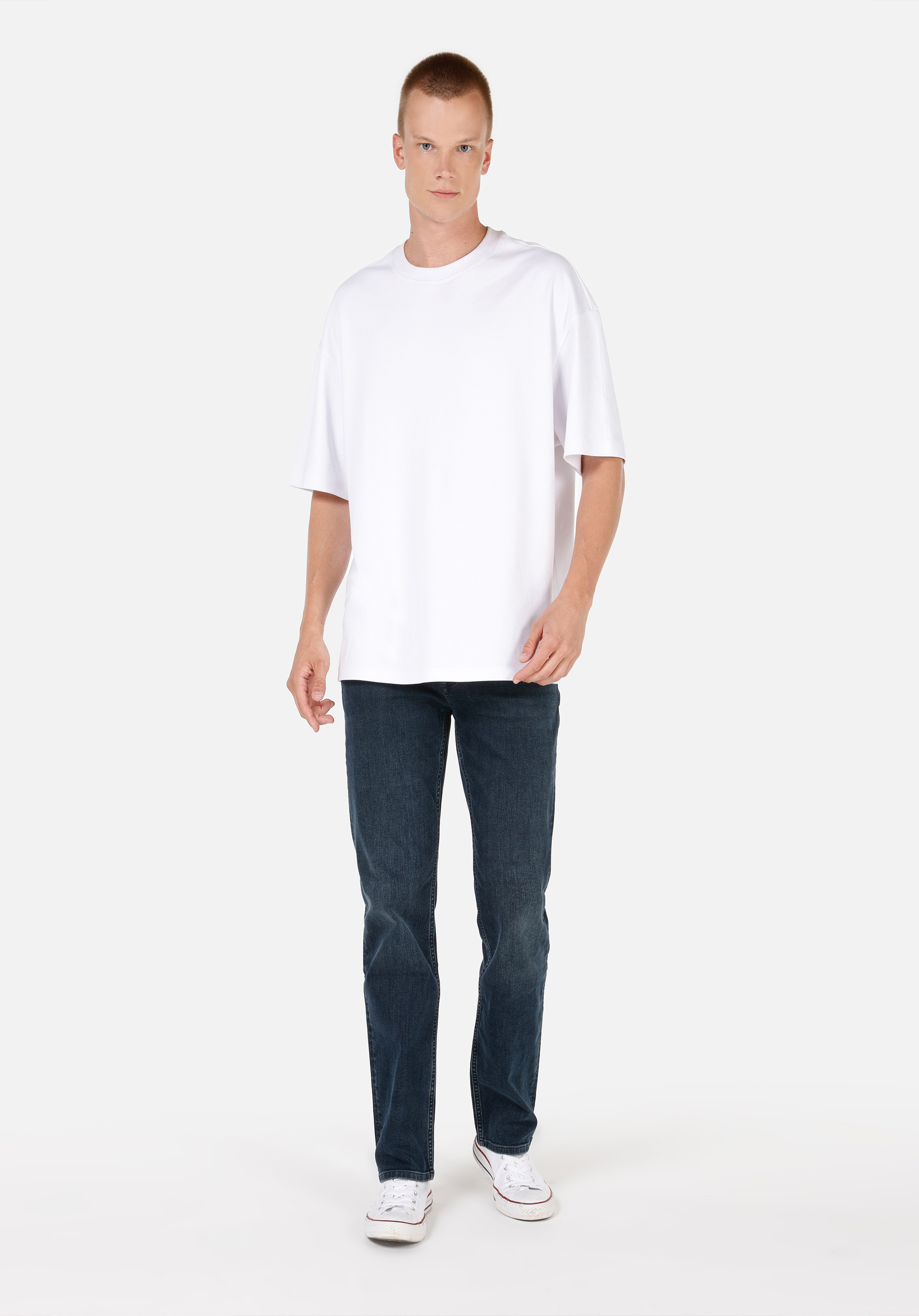 Afișați detalii pentru Pantaloni De Barbati Denim Regular Fit 045 David Cl1071292