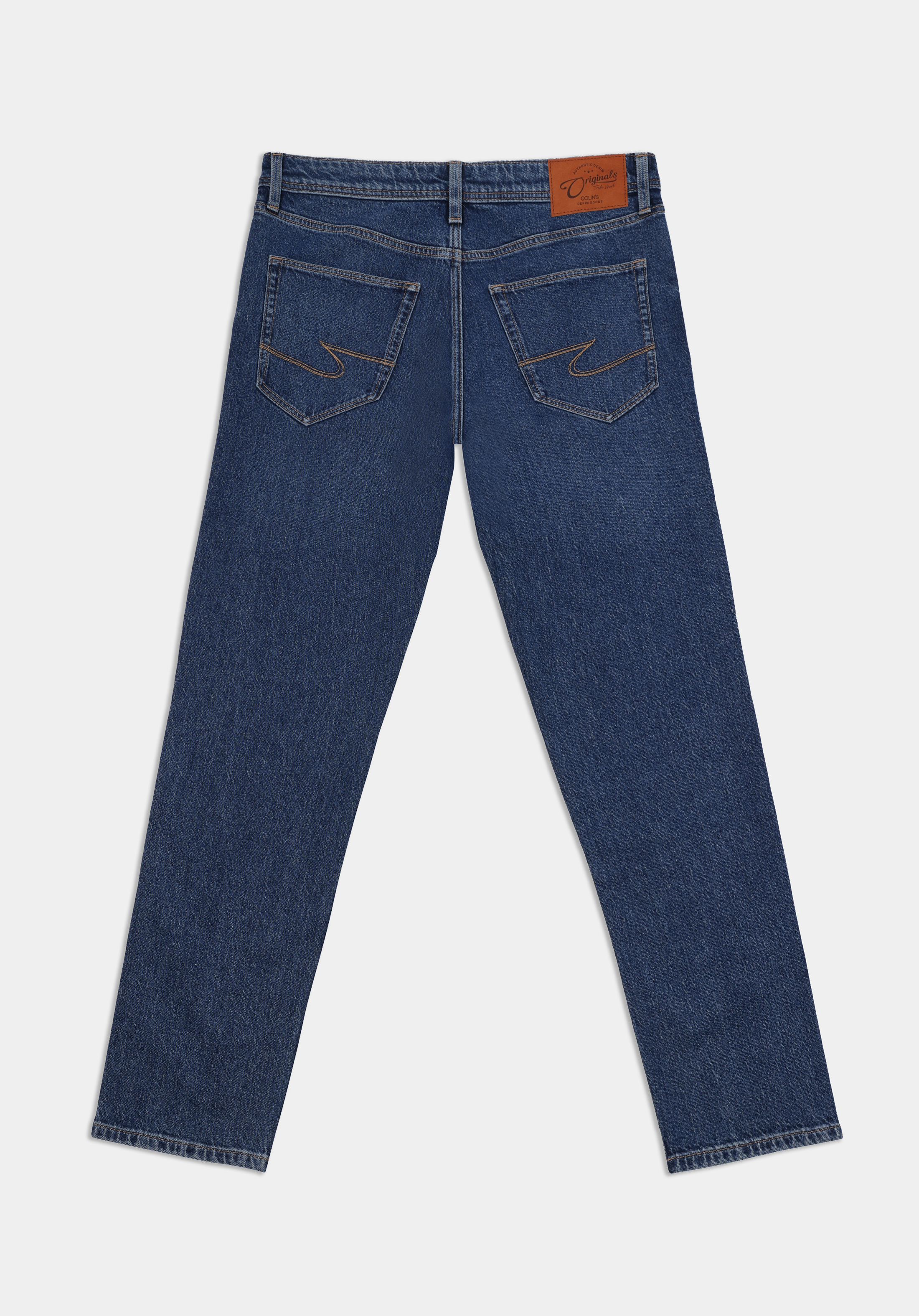 Afișați detalii pentru Pantaloni De Barbati Albastru Straight Fit 044 Karl Cl1076555