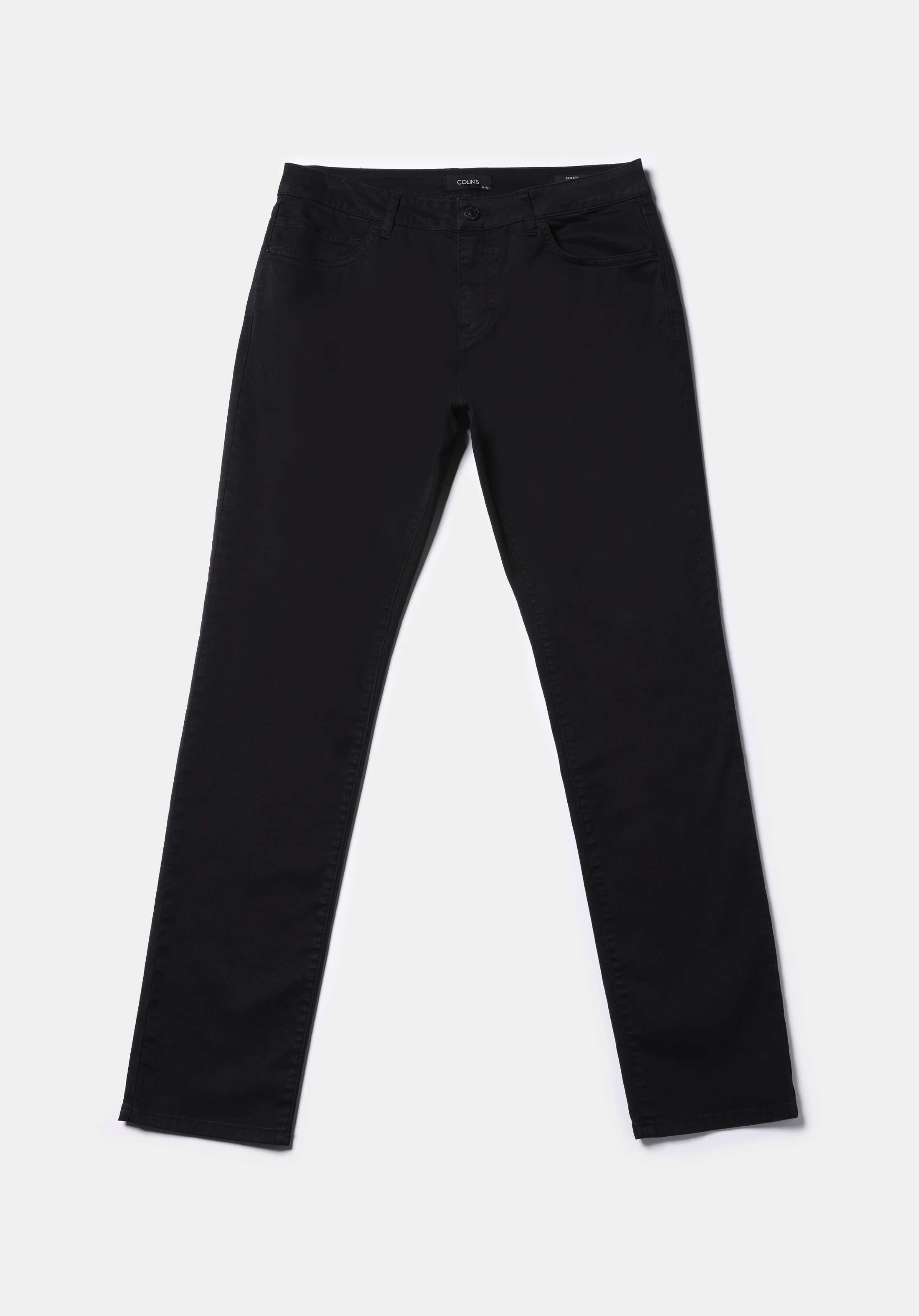 Afișați detalii pentru Pantaloni De Barbati Negru Straight Fit  Cl1049744