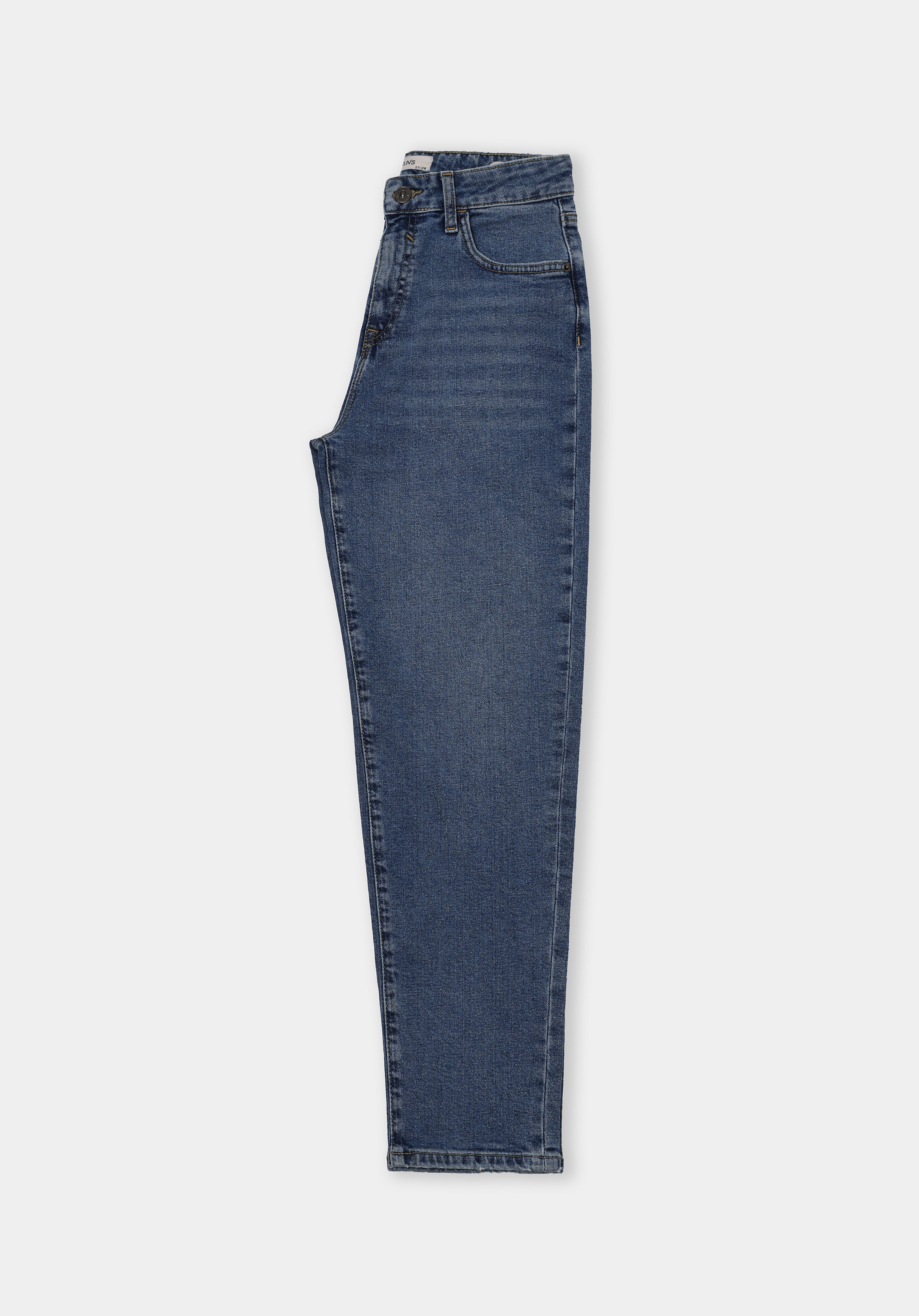 Afișați detalii pentru Pantaloni De Dama Albastru Mom Fit 896  Maria Cl1076561