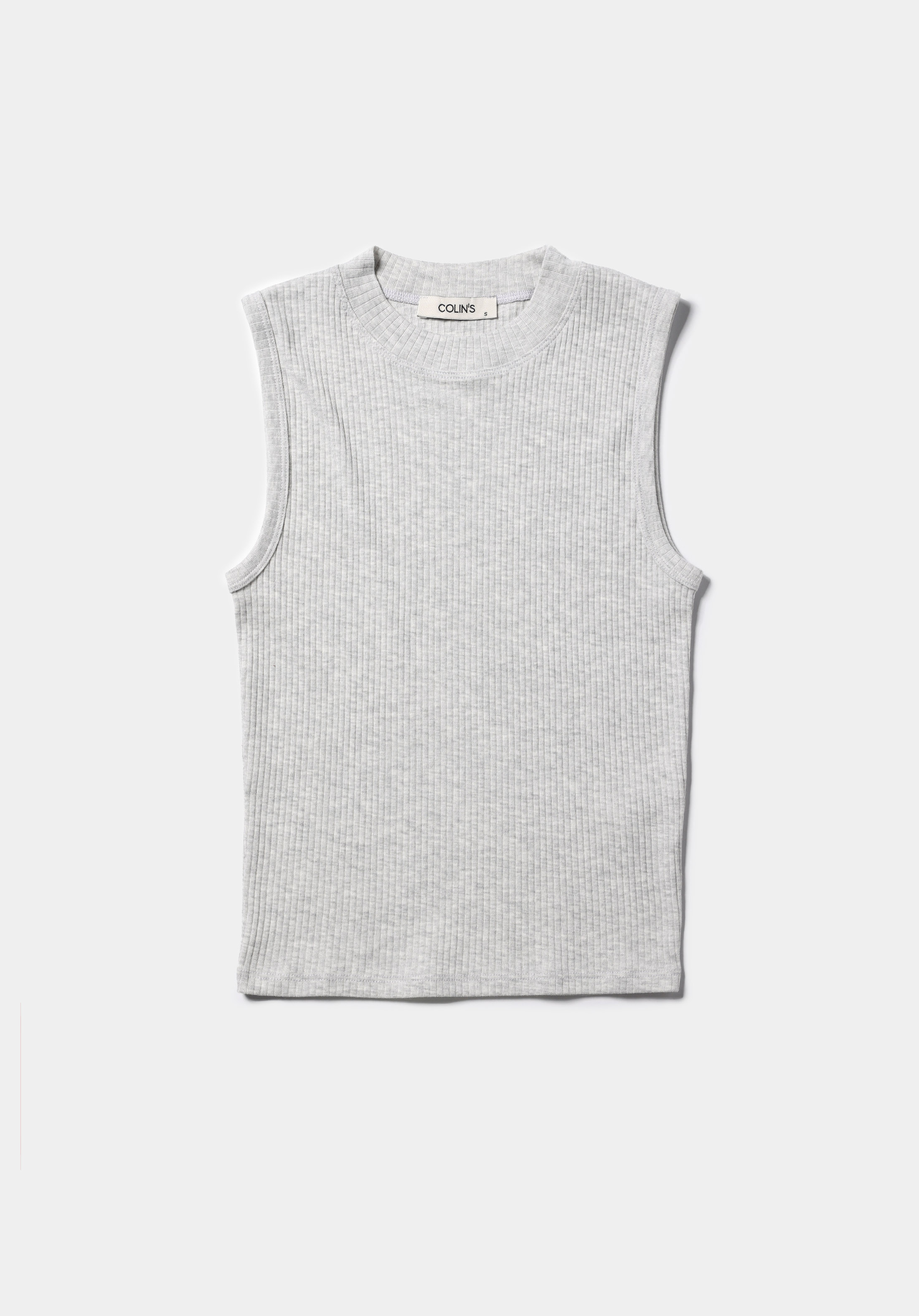 Afișați detalii pentru Pulover Cu Mâneci Scurte De Dama Gri Slim Fit  Cl1070207