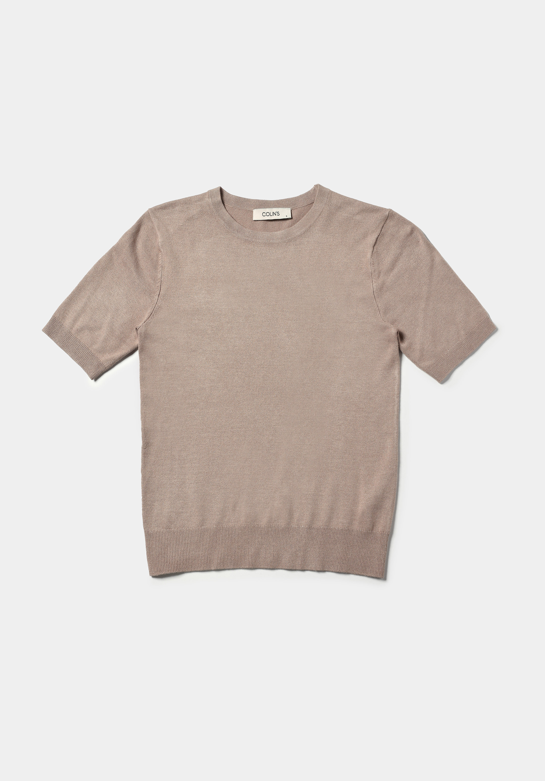 Afișați detalii pentru Pulover Cu Mâneci Scurte De Dama Maro Slim Fit  Cl1075531