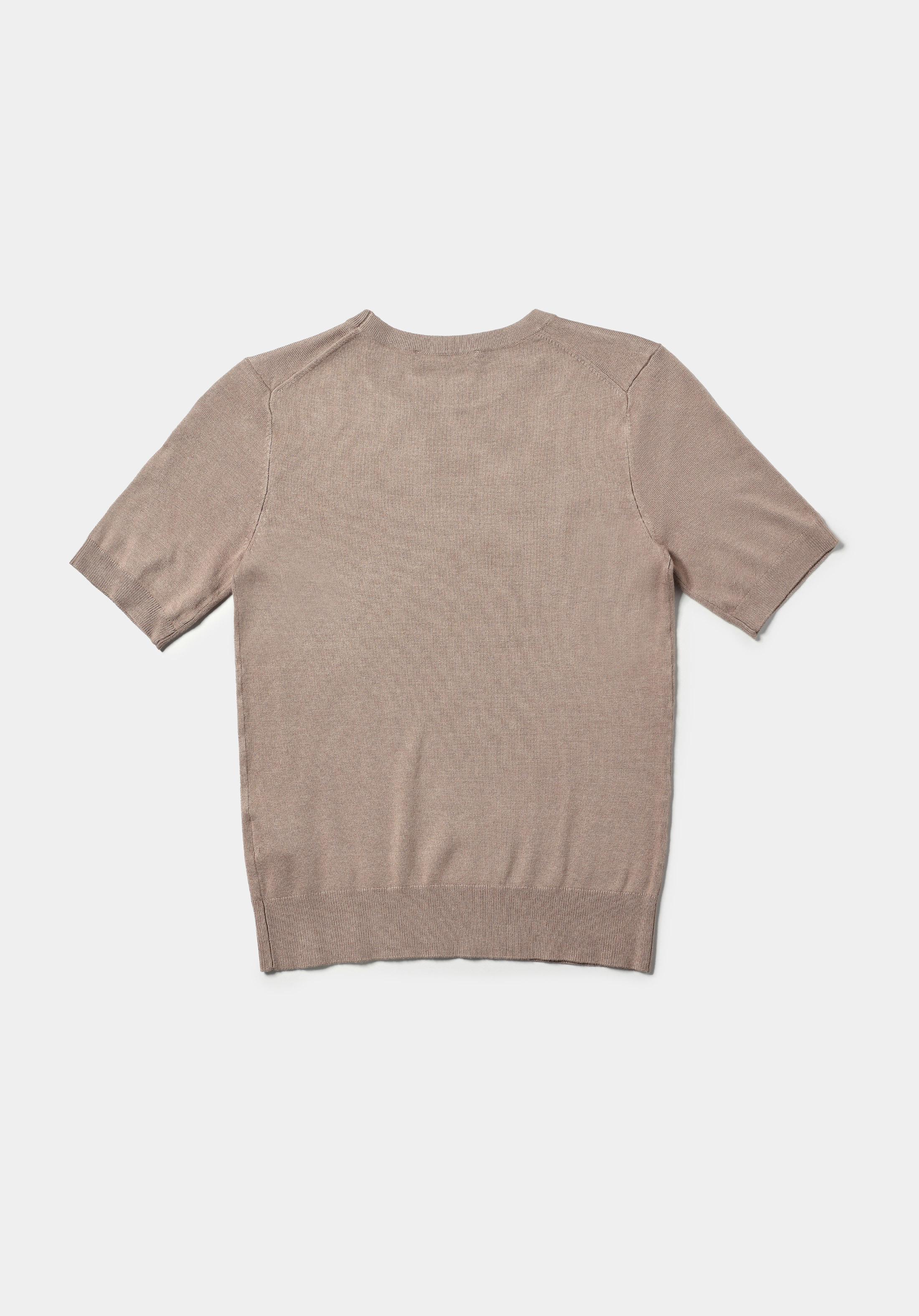 Afișați detalii pentru Pulover Cu Mâneci Scurte De Dama Maro Slim Fit  Cl1075531