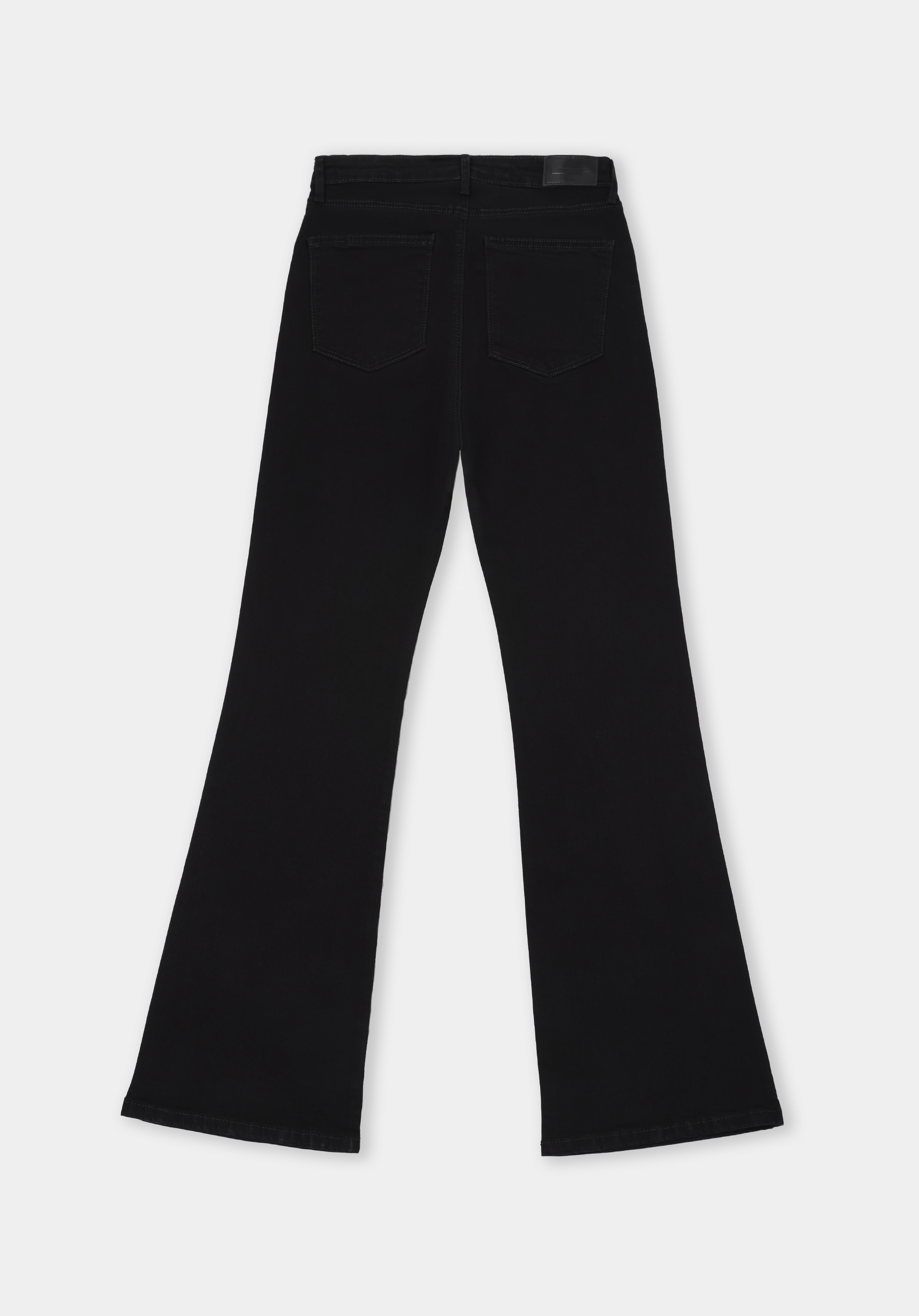 Afișați detalii pentru Regular Fit Mid Waist Bootcut Blugi Din Denim Pentru Femei