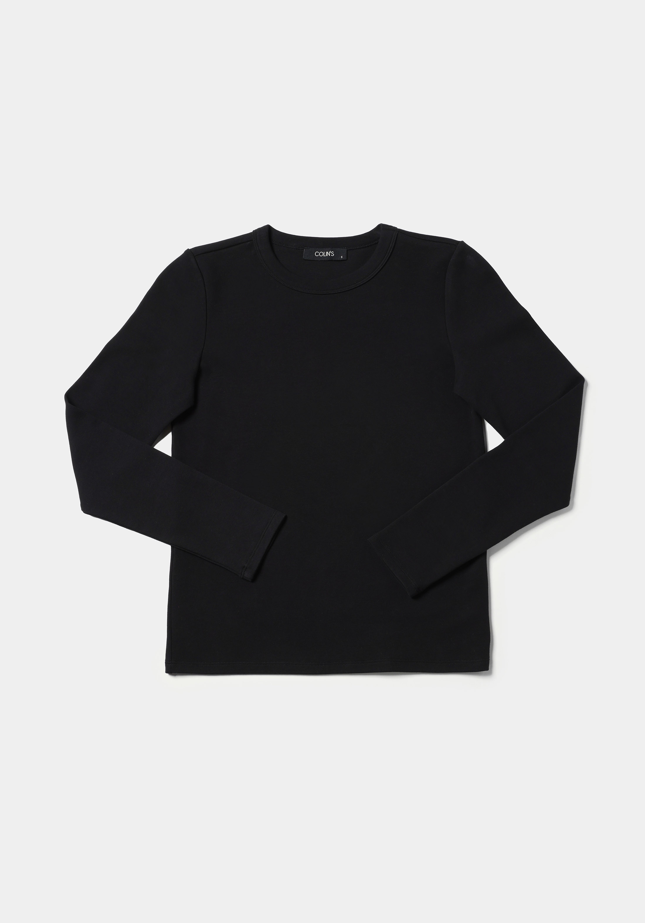 Afișați detalii pentru Tricou Cu Maneca Lunga De Dama Negru Slim Fit  Cl1076452