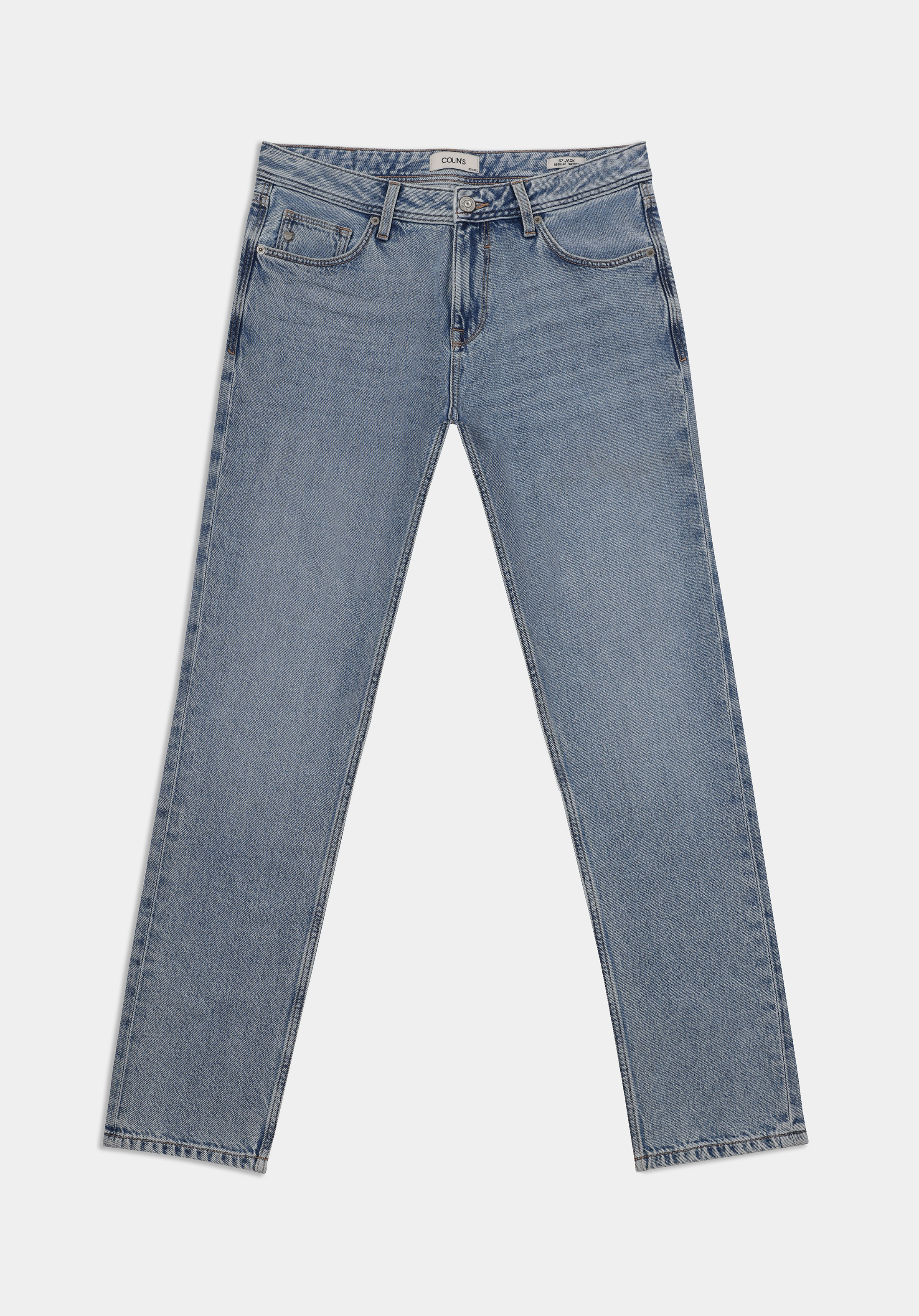 Afișați detalii pentru Pantaloni De Barbati Albastru Regular Fit 067 Jack Cl1076899