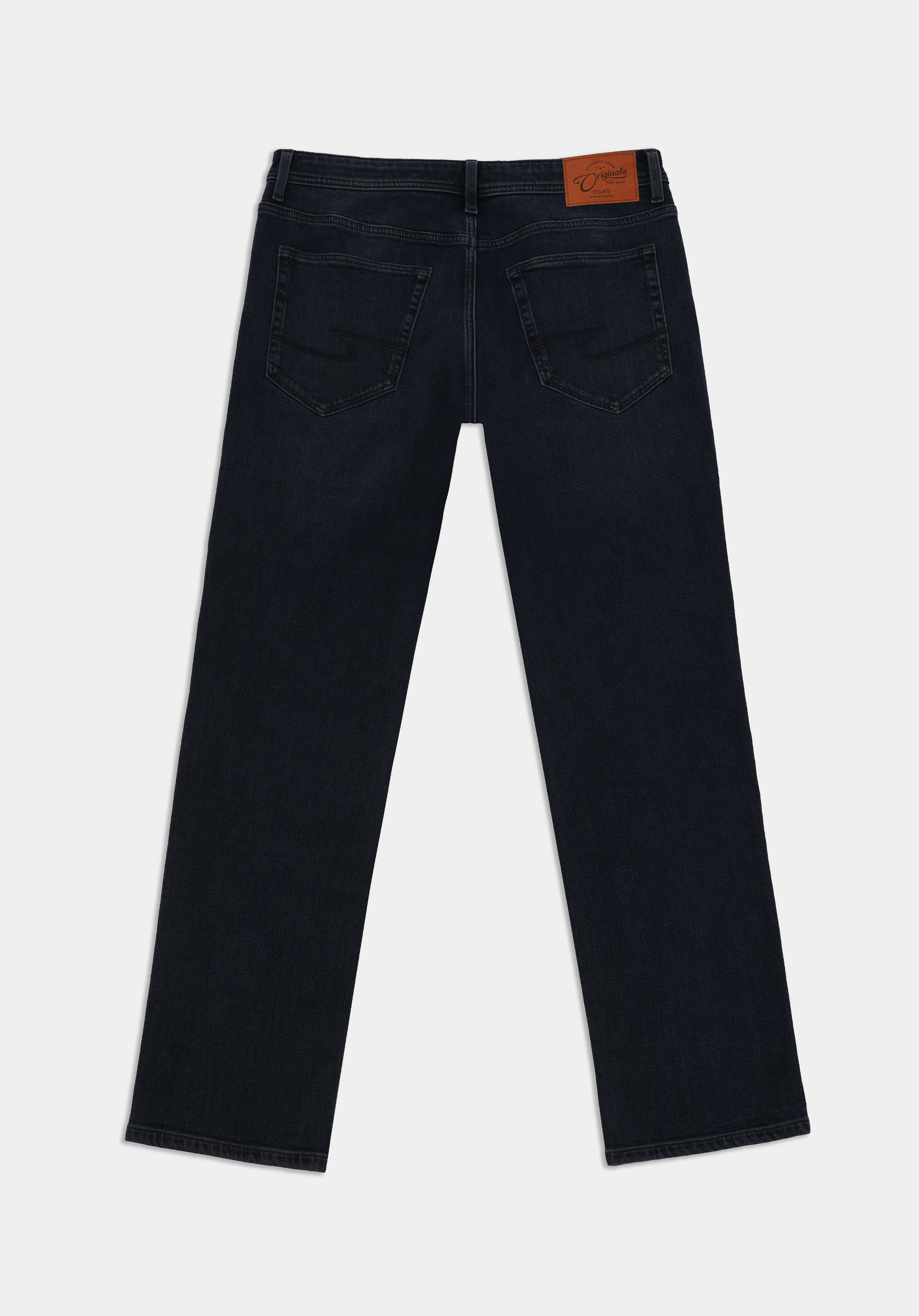 Afișați detalii pentru Pantaloni De Barbati Albastru Inchis Regular Fit 045 David Cl1076903