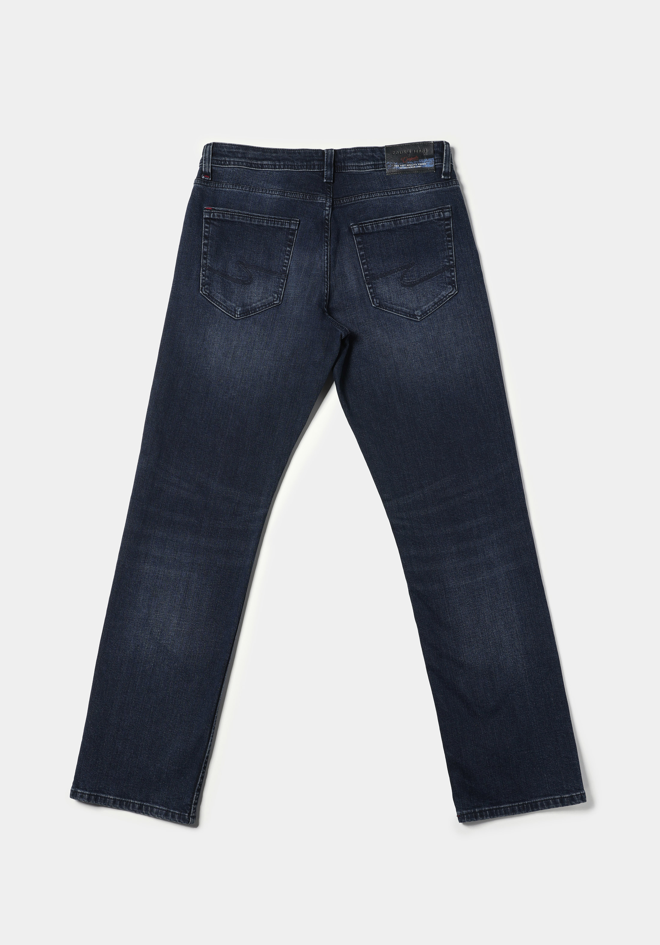 Afișați detalii pentru Pantaloni De Barbati Negru Regular Fit 045 David Cl1072233