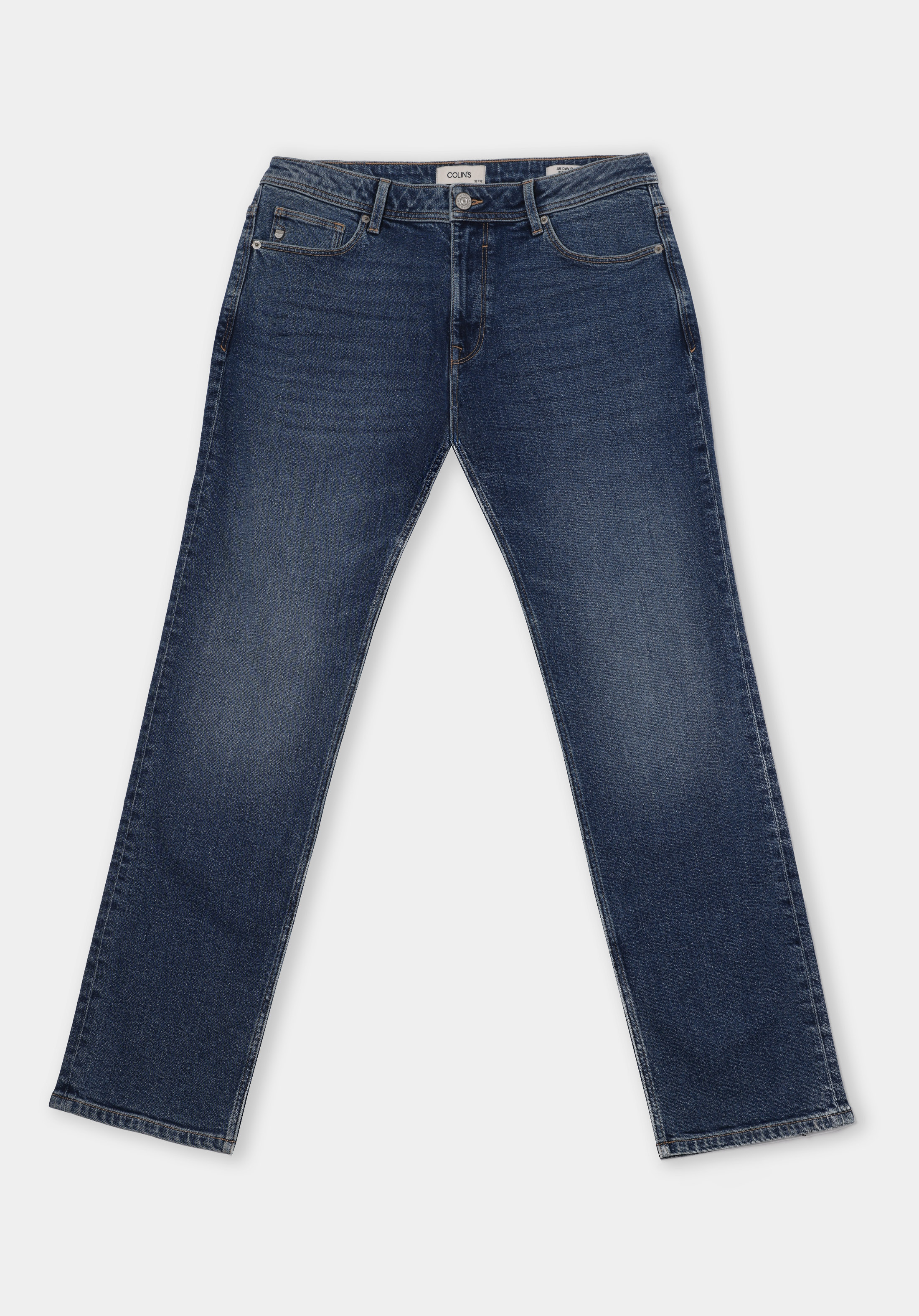 Afișați detalii pentru Pantaloni De Barbati Albastru Regular Fit 045 David Cl1076528