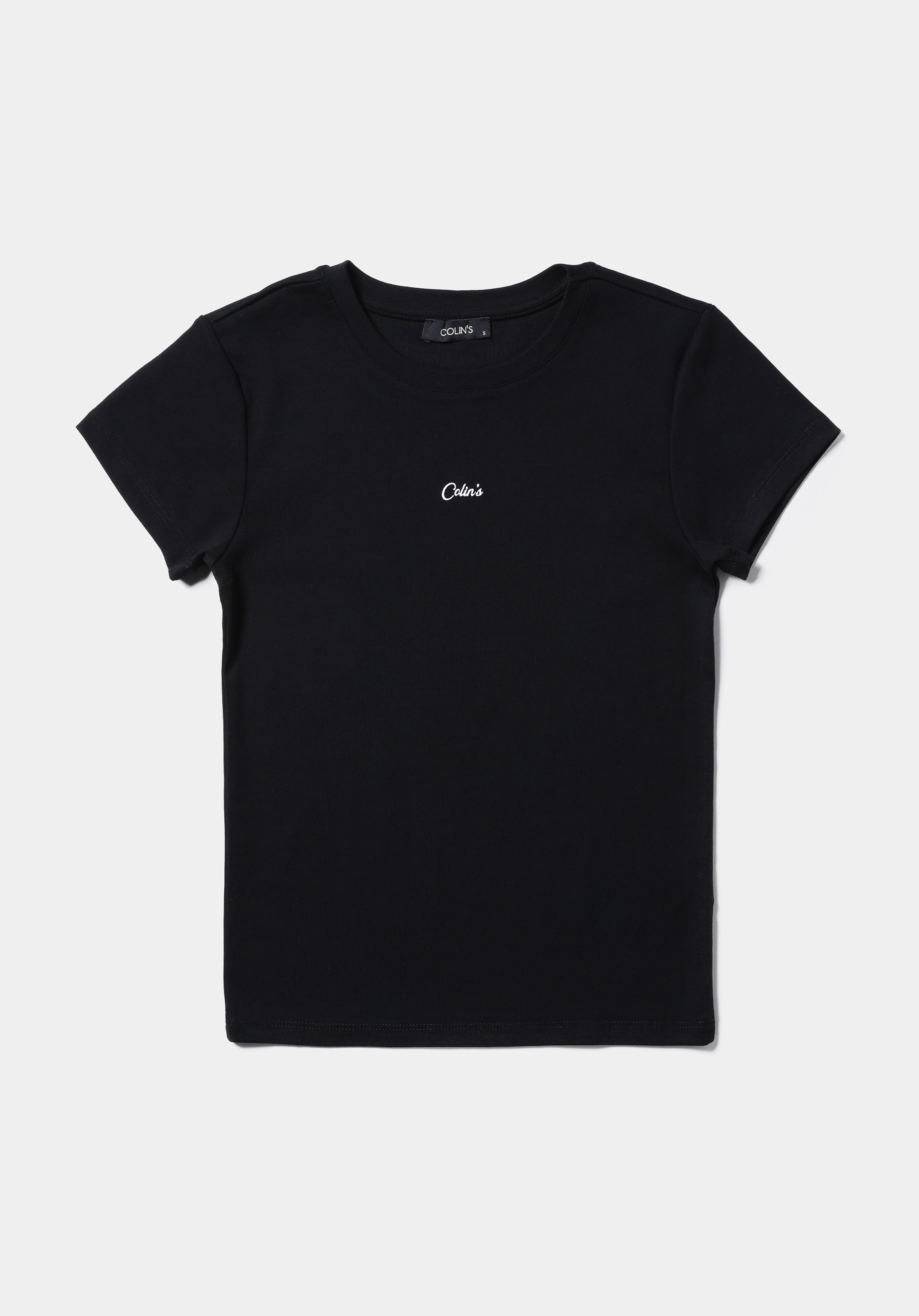 Afișați detalii pentru Tricou Cu Maneca Scurta De Dama Negru Slim Fit  Cl1074441