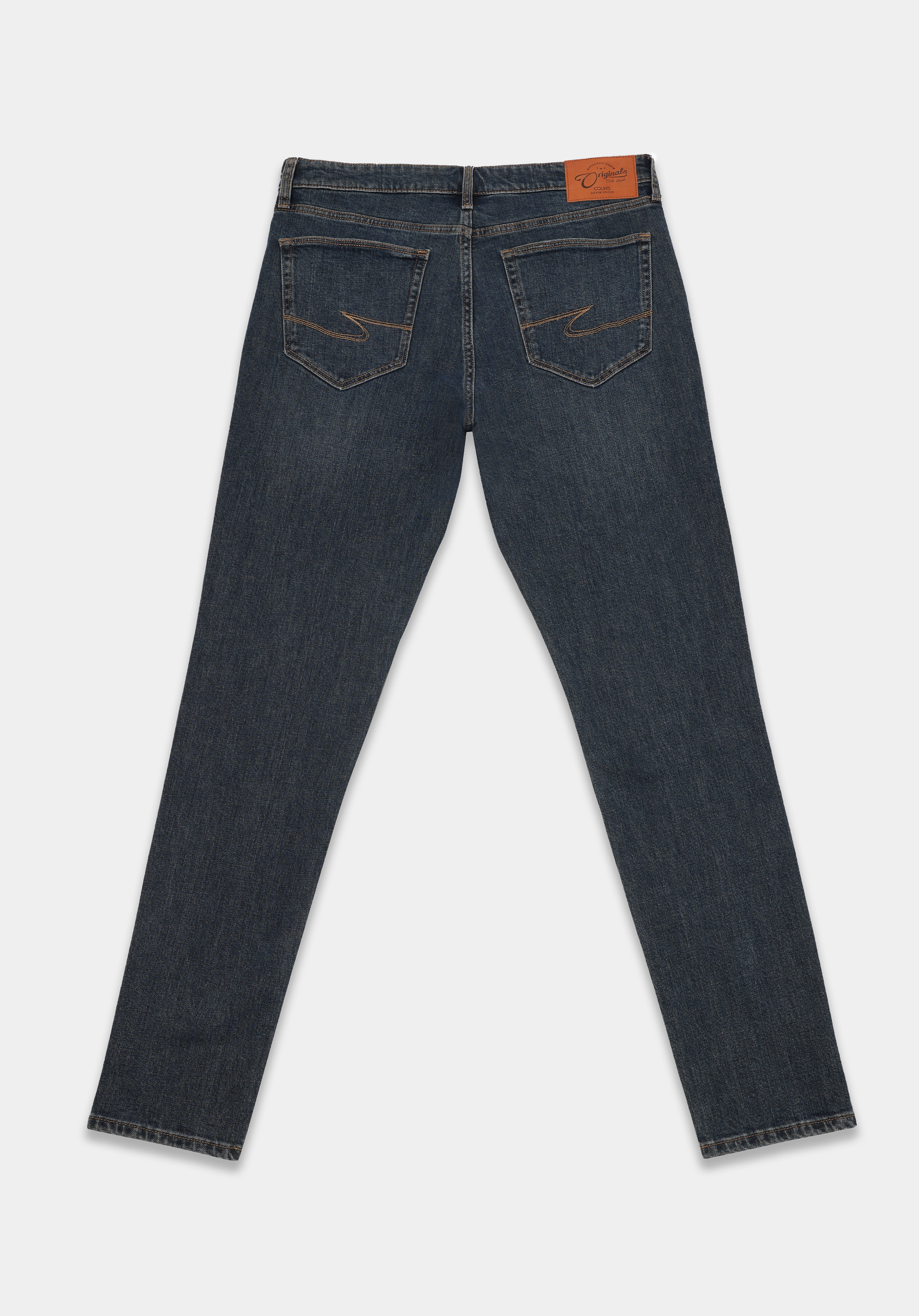 Afișați detalii pentru Pantaloni De Barbati Albastru Inchis Slim Fit 041 Danny Cl1076539