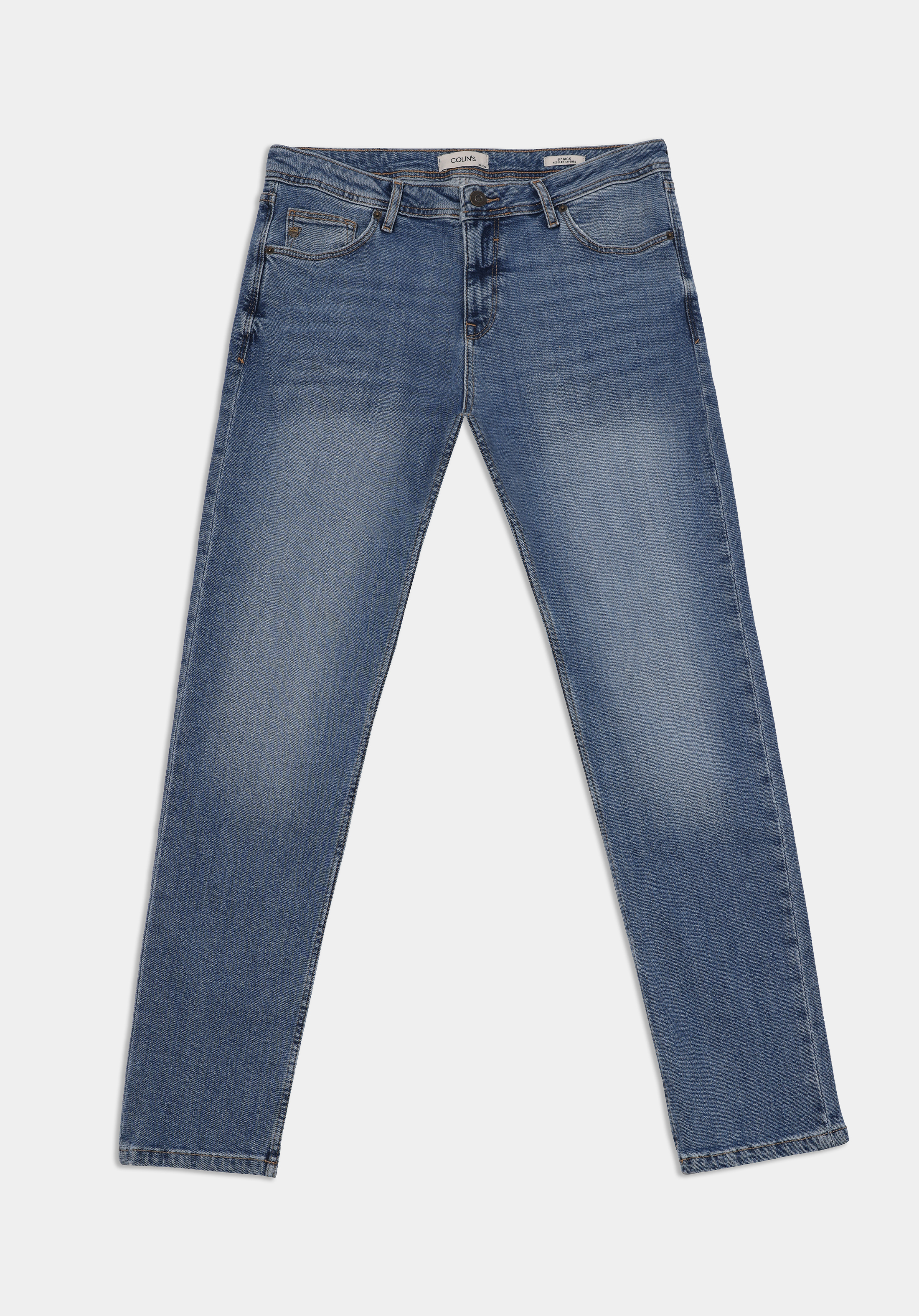 Afișați detalii pentru Pantaloni De Barbati Albastru Deschis Regular Fit 067 Jack Cl1076541