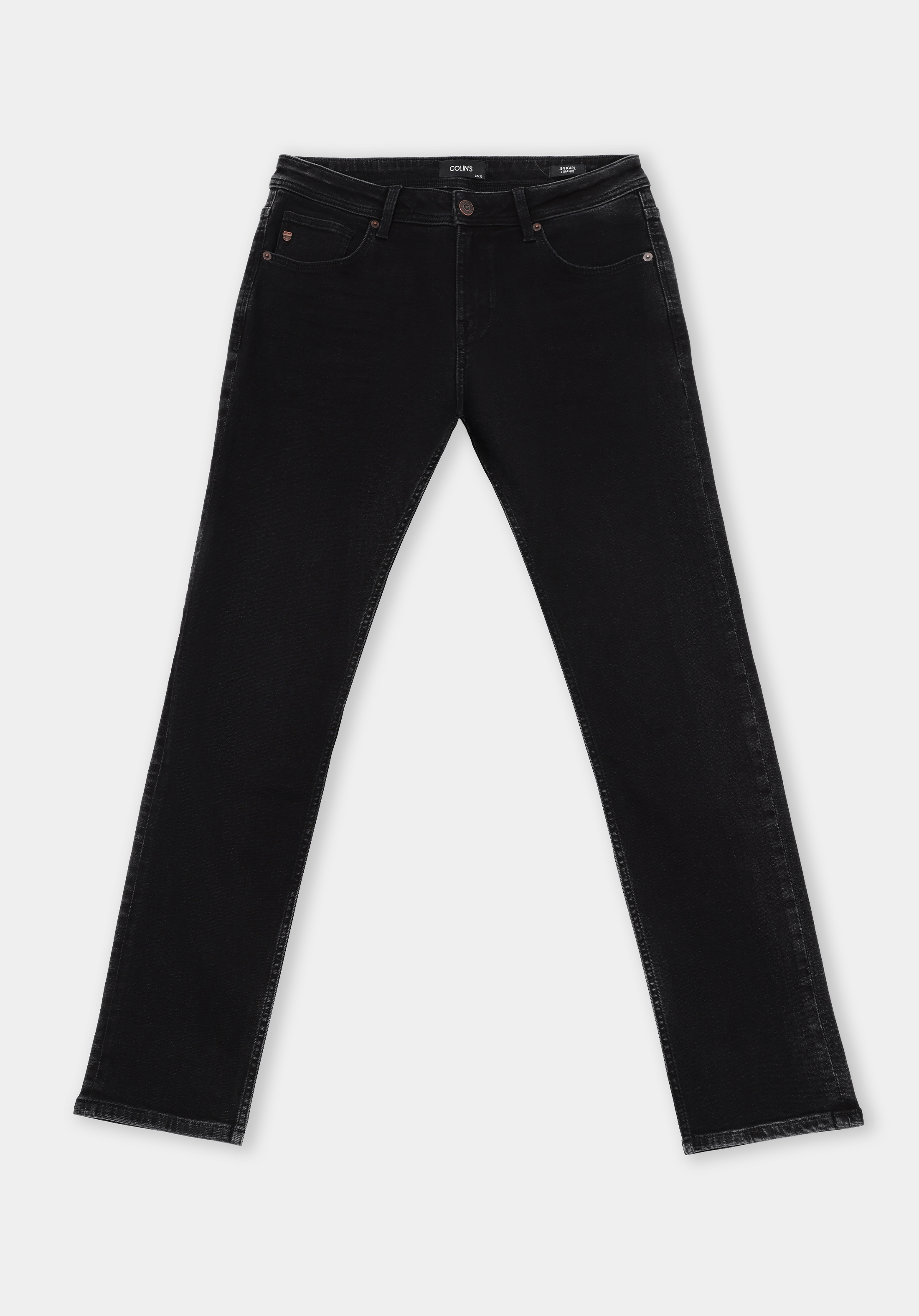 Afișați detalii pentru Pantaloni De Barbati Albastru Marin Straight Fit 044 Karl Cl1076702