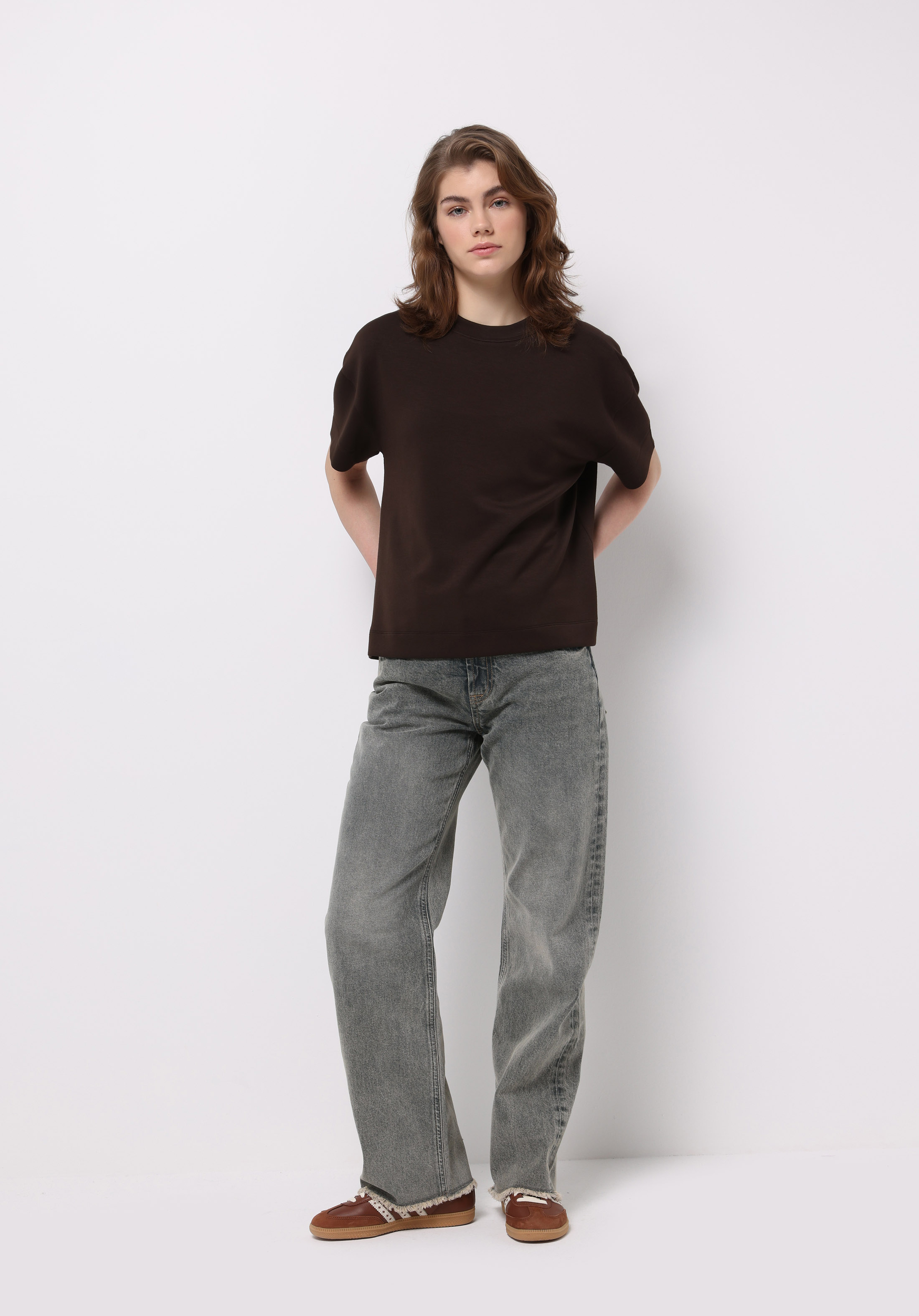 Afișați detalii pentru Pantaloni De Dama Denim Straight Fit  Cl1076775