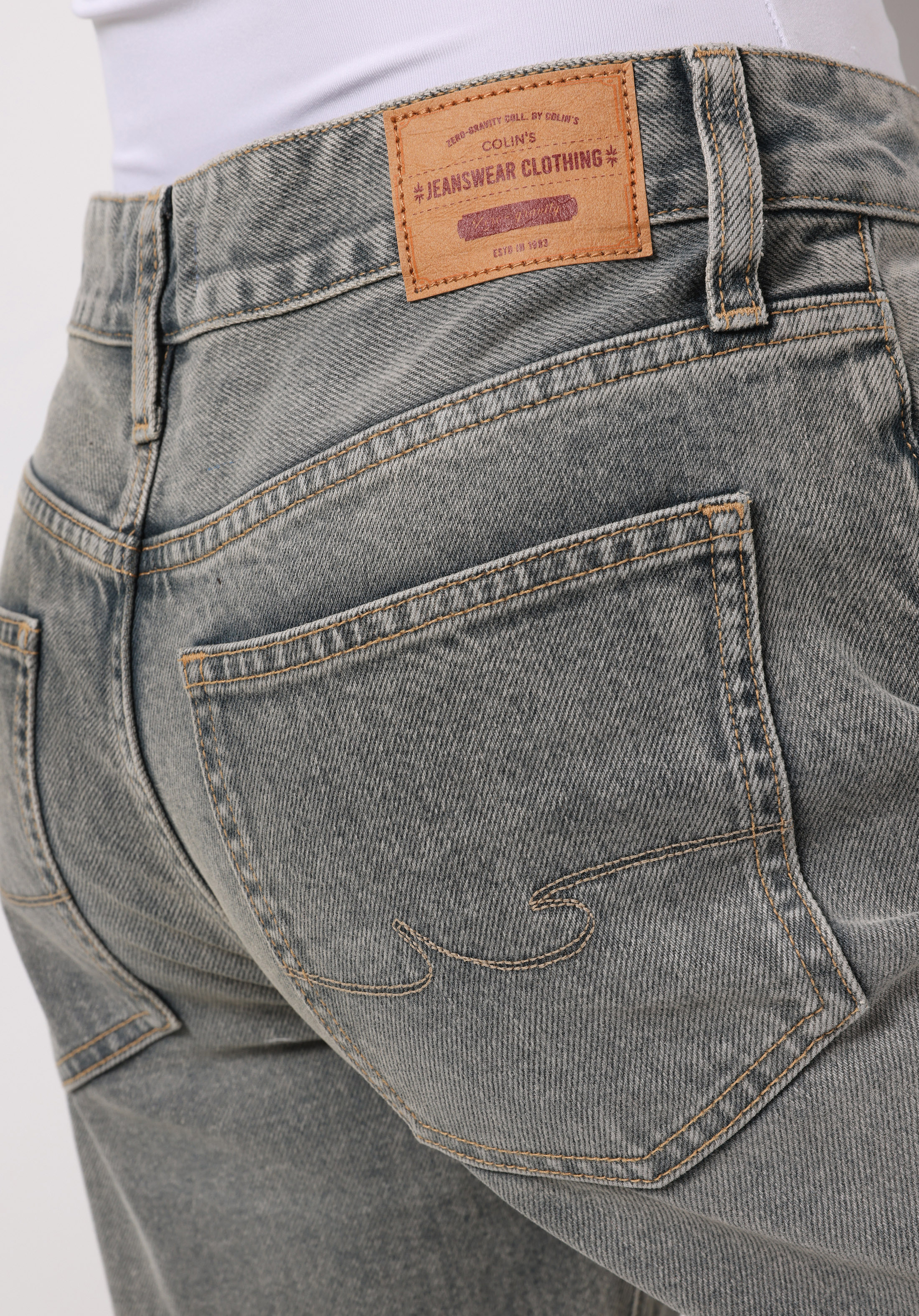 Afișați detalii pentru Pantaloni De Dama Denim Straight Fit  Cl1076775