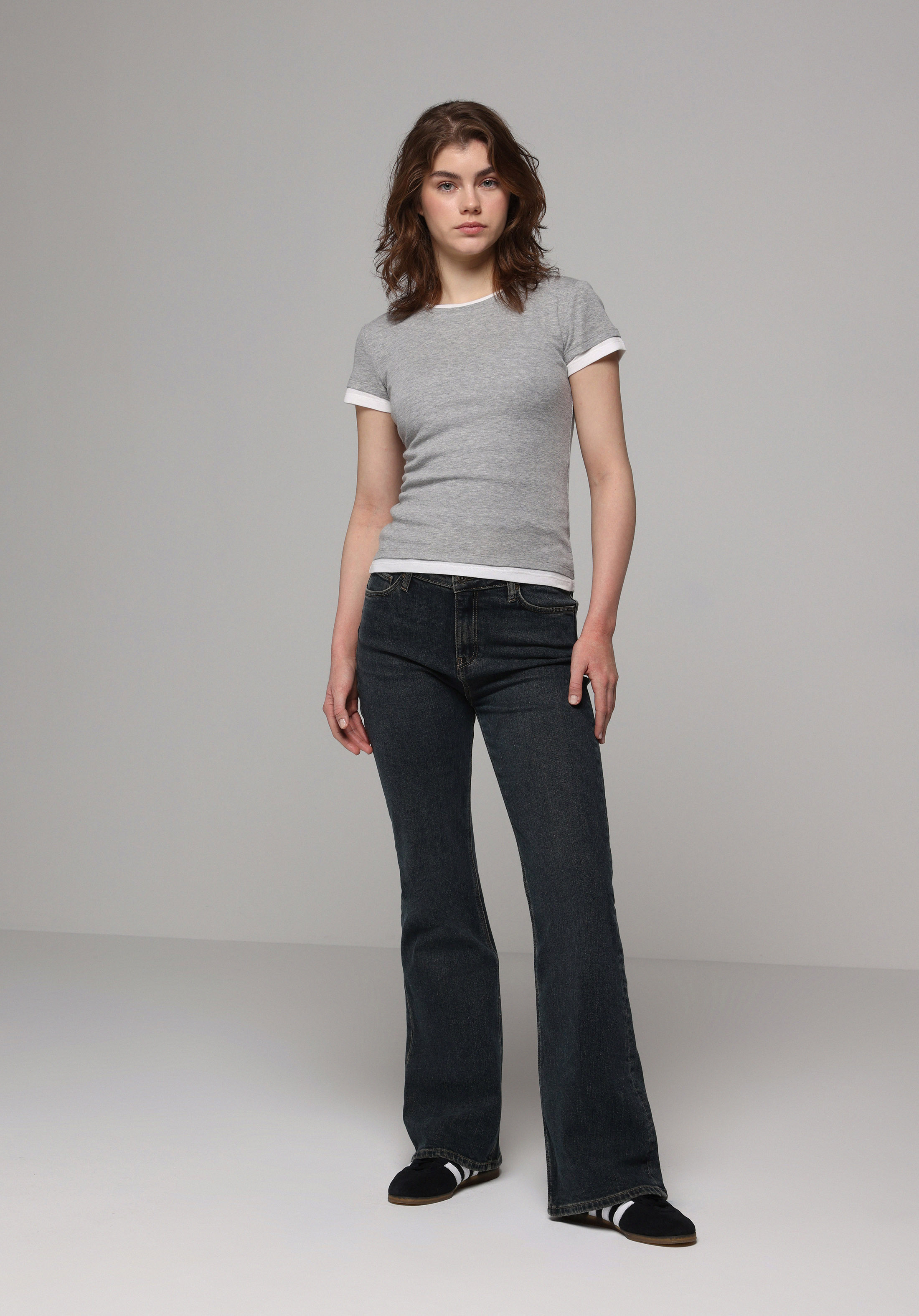 Afișați detalii pentru Pantaloni De Dama Albastru Inchis Regular Fit 791 Monica Cl1078203