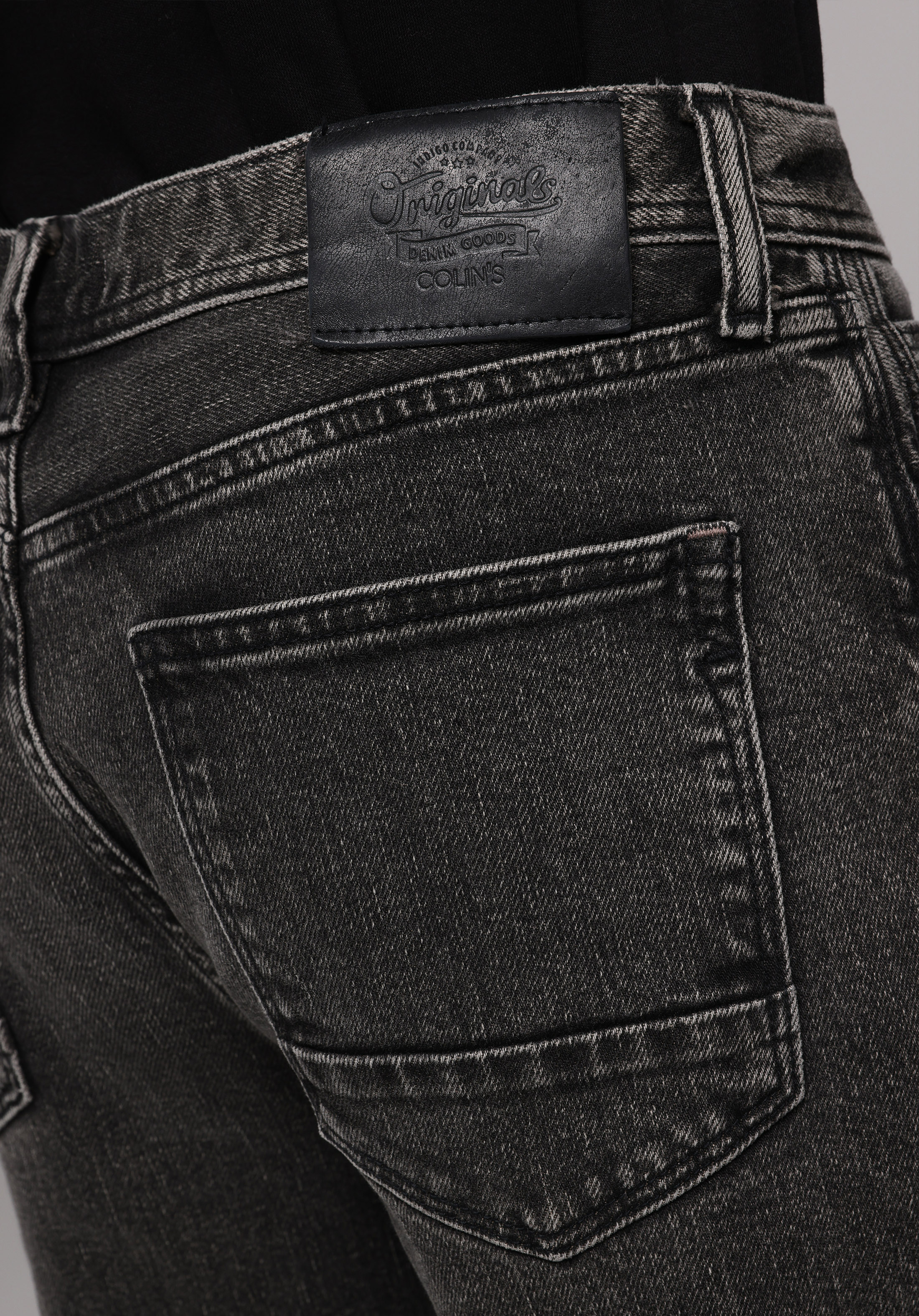 Afișați detalii pentru Pantaloni De Barbati Negru Loose Tapered Fit  Cl1078170