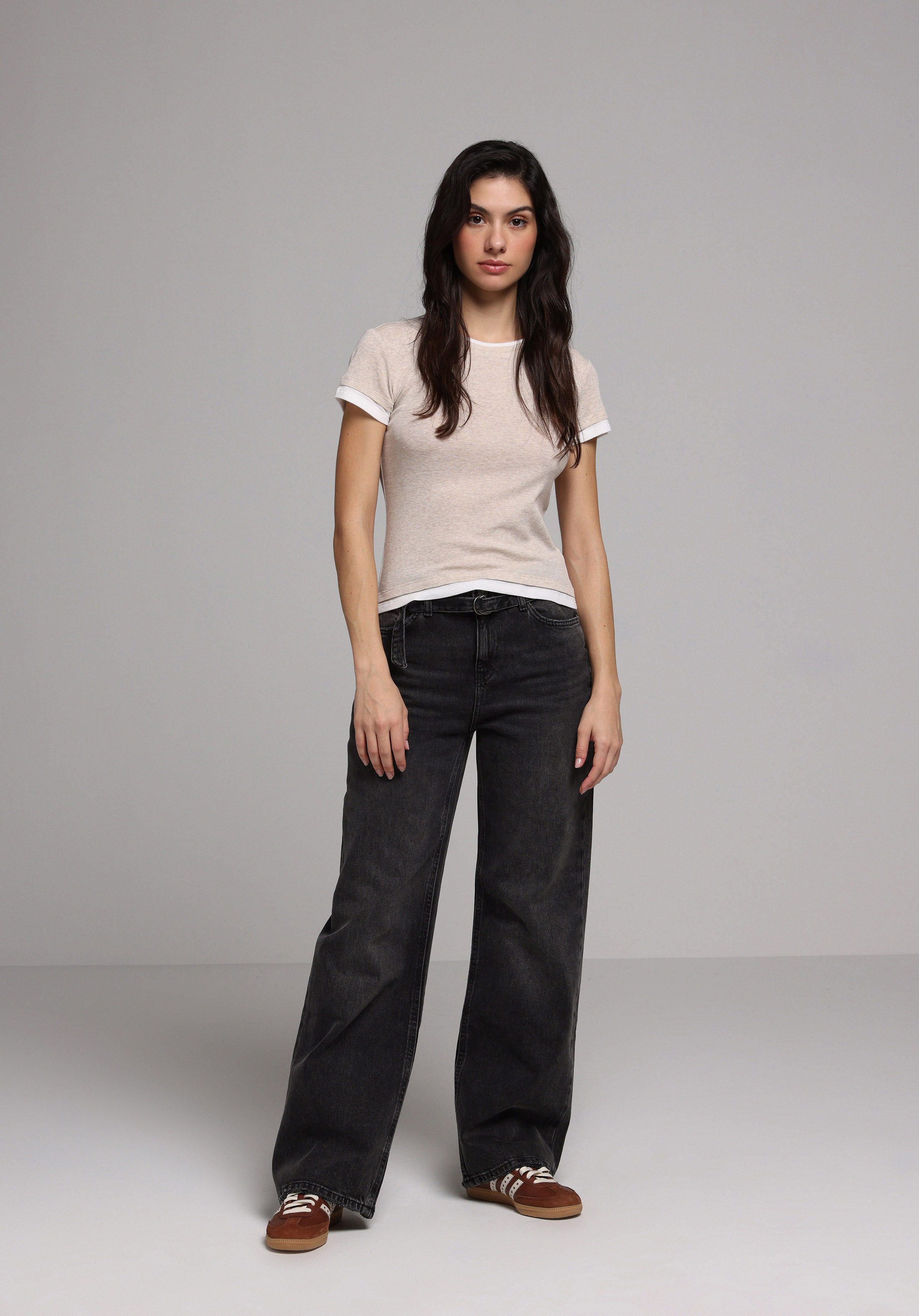 Afișați detalii pentru Pantaloni De Dama Negru Regular Fit 970 Berry Cl1078219