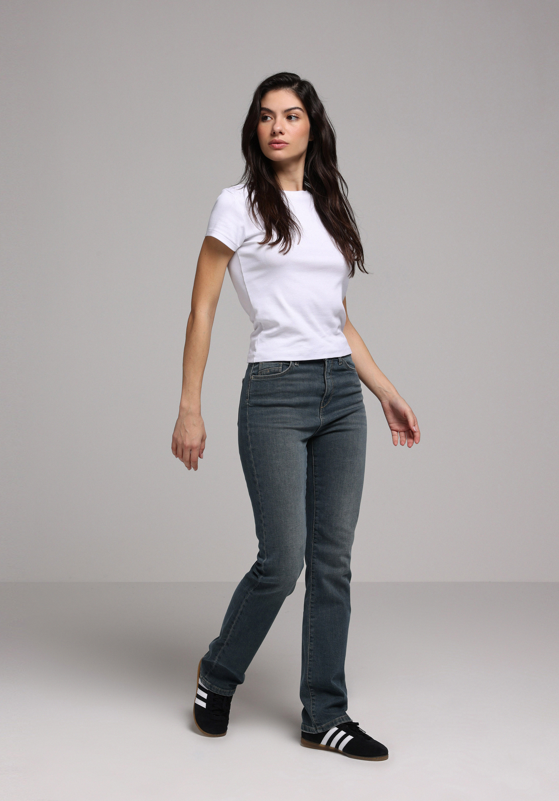 Afișați detalii pentru Pantaloni De Dama Verde Regular Fit 792 Mila Cl1078990